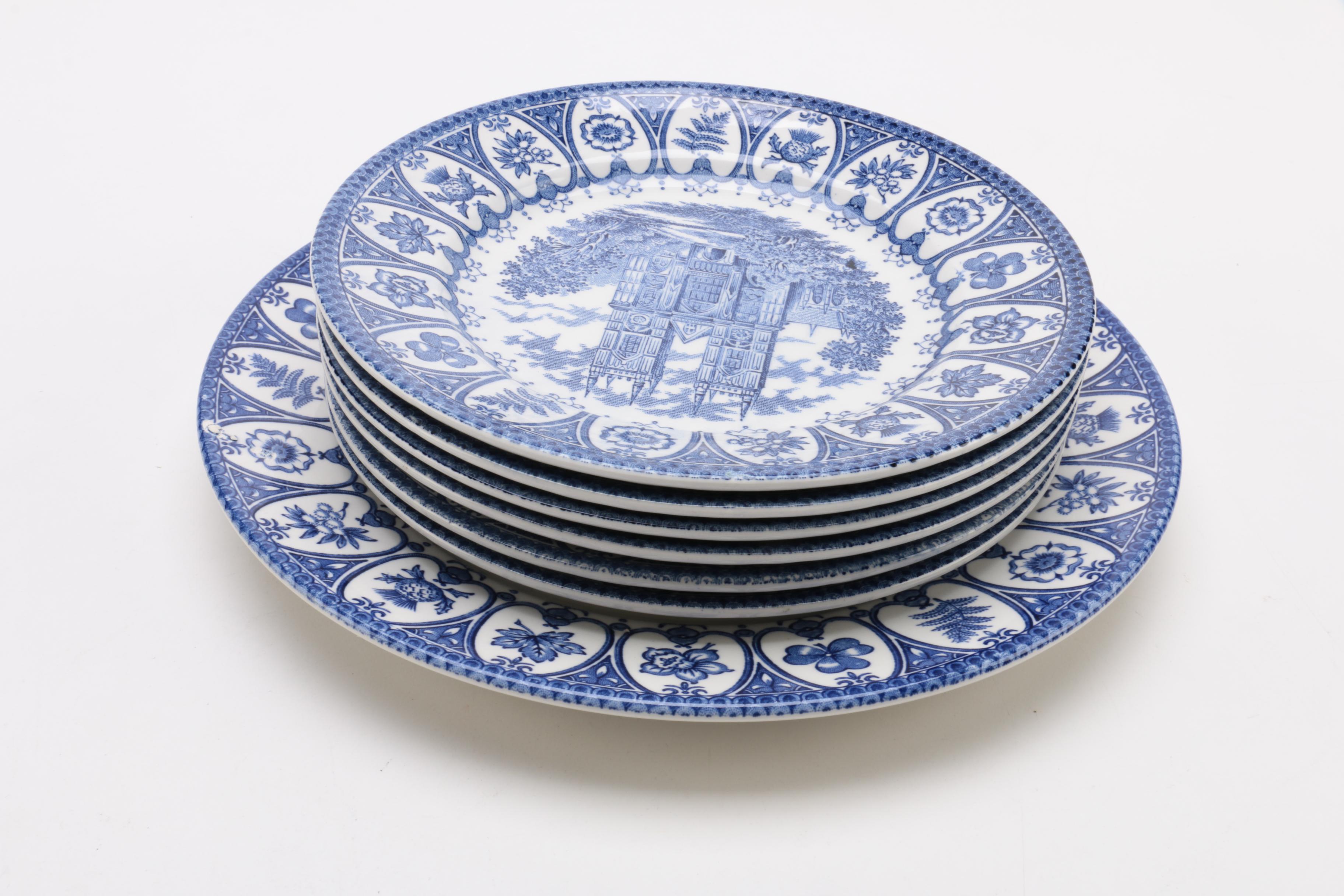 1977 Broadhurst "The Queen's Silver Jubilee" Ironstone Tableware