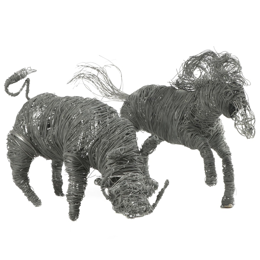 Wire Animal Sculptures