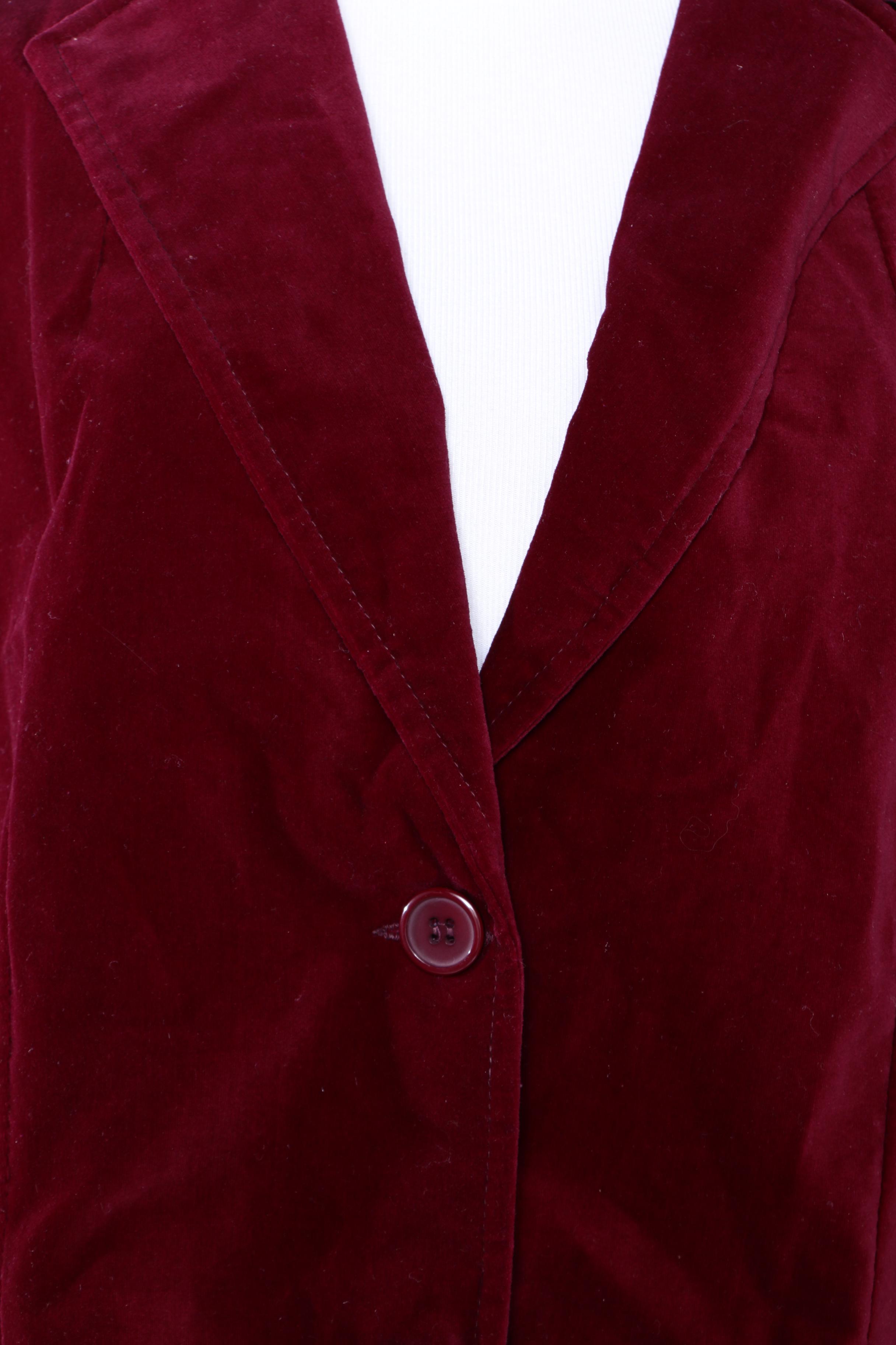 Women's Vintage Velvet Blazers Including Stephanie K by Koret of California