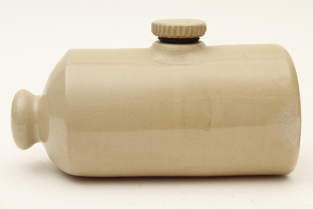 Vintage Stoneware Bed Warmer