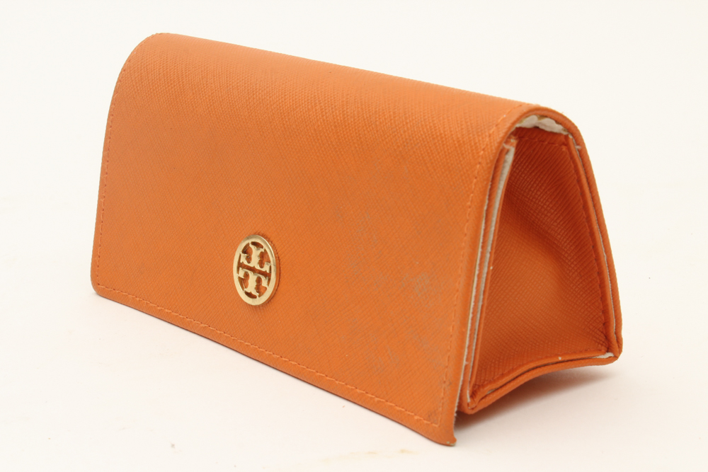 Tory Burch Brown Faux Tortoise Butterfly Sunglasses with Case