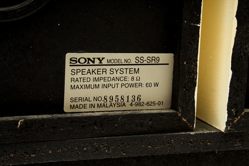 Vintage Sony Speaker System