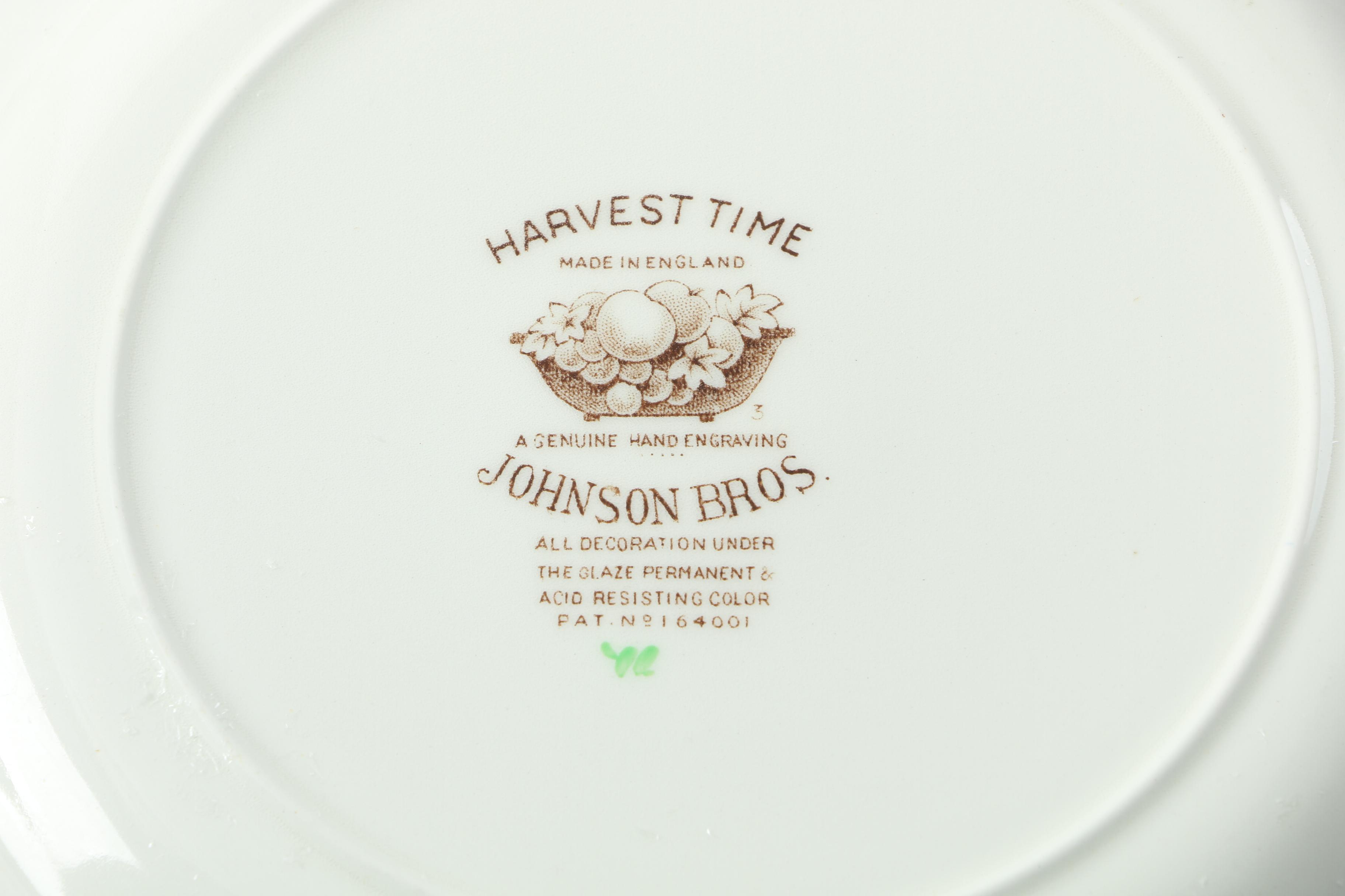 Vintage Johnson Brothers "Harvest Time" Dinnerware 1967-78