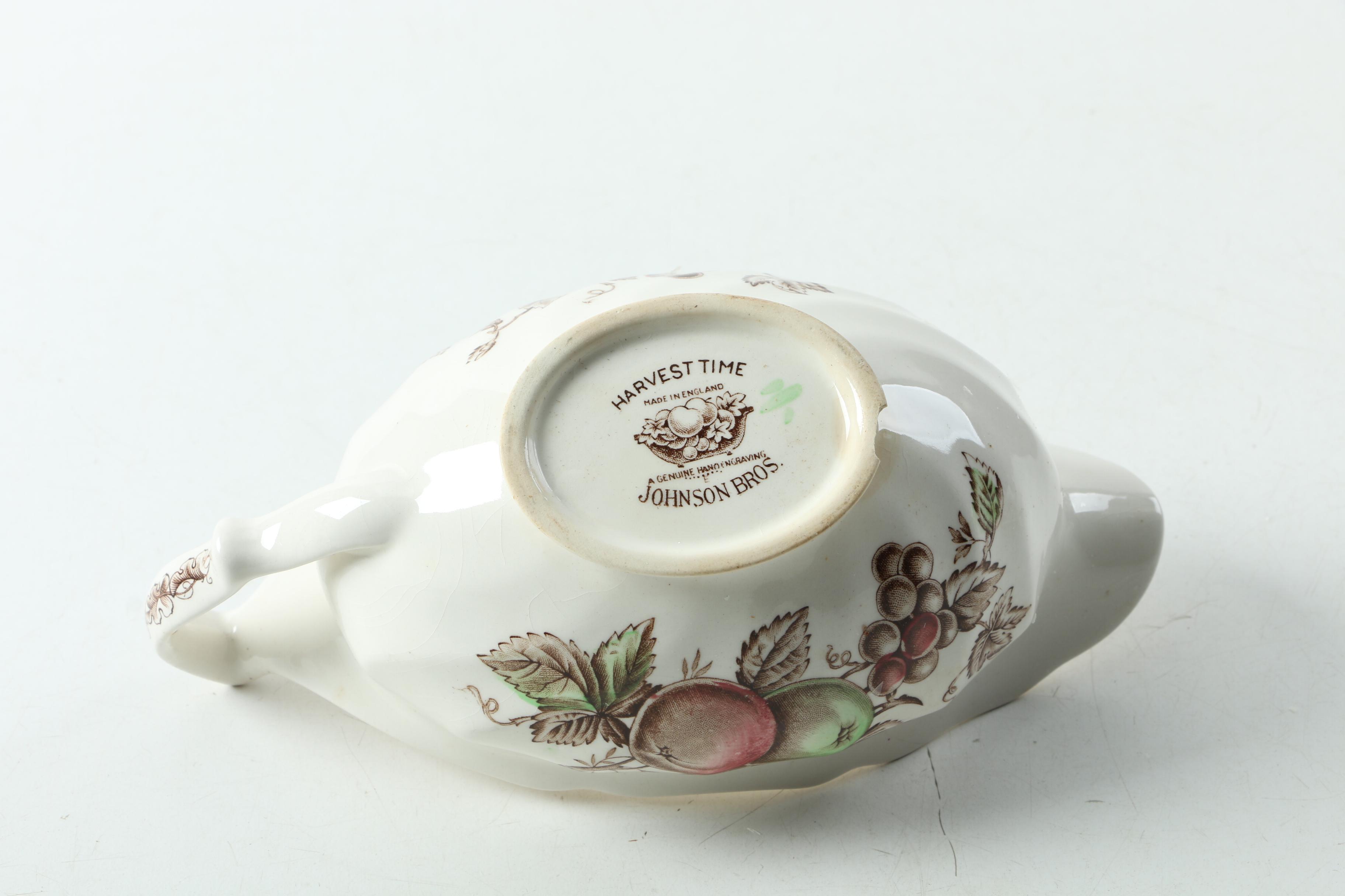 Vintage Johnson Brothers "Harvest Time" Dinnerware 1967-78