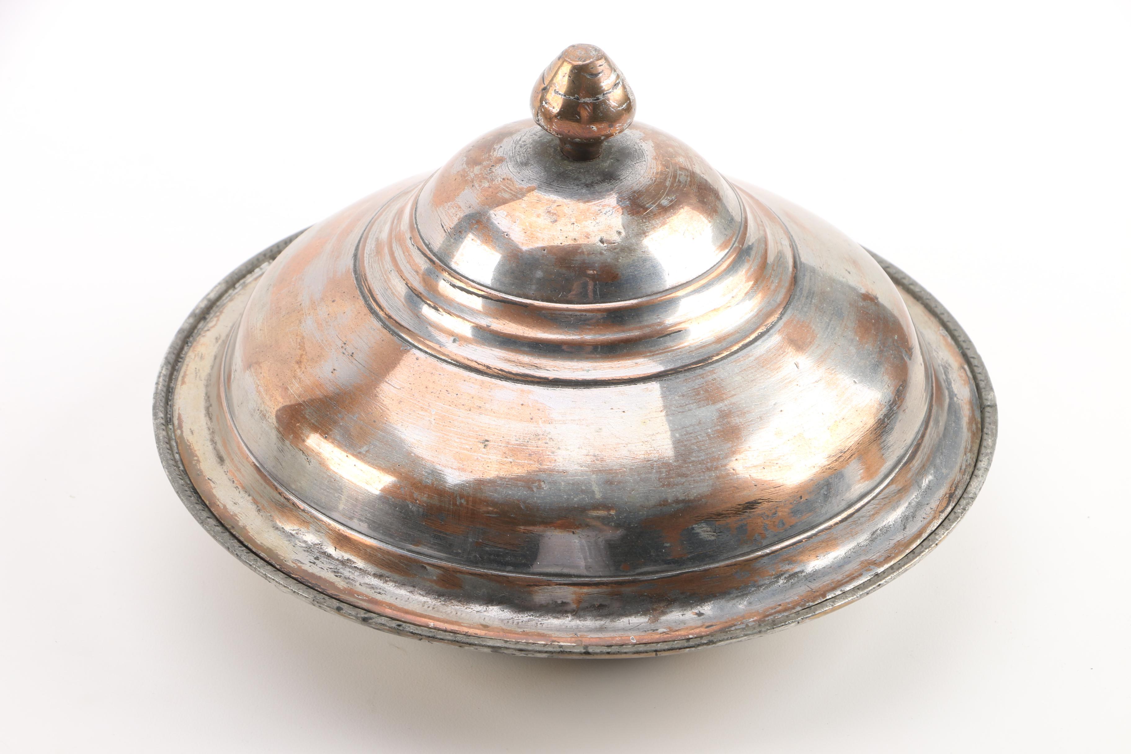 Vintage Metal Roasting Pans and Covered Dishes