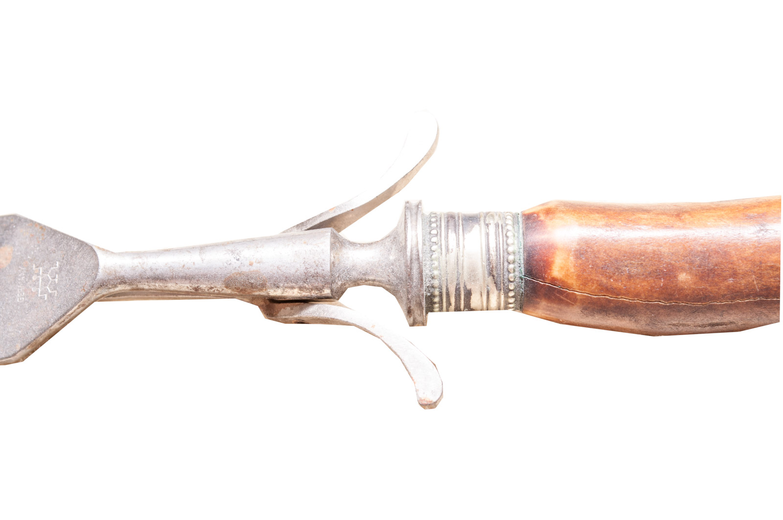 Vintage J. A. Henckels Twin Works Carving Set with Antler Handles