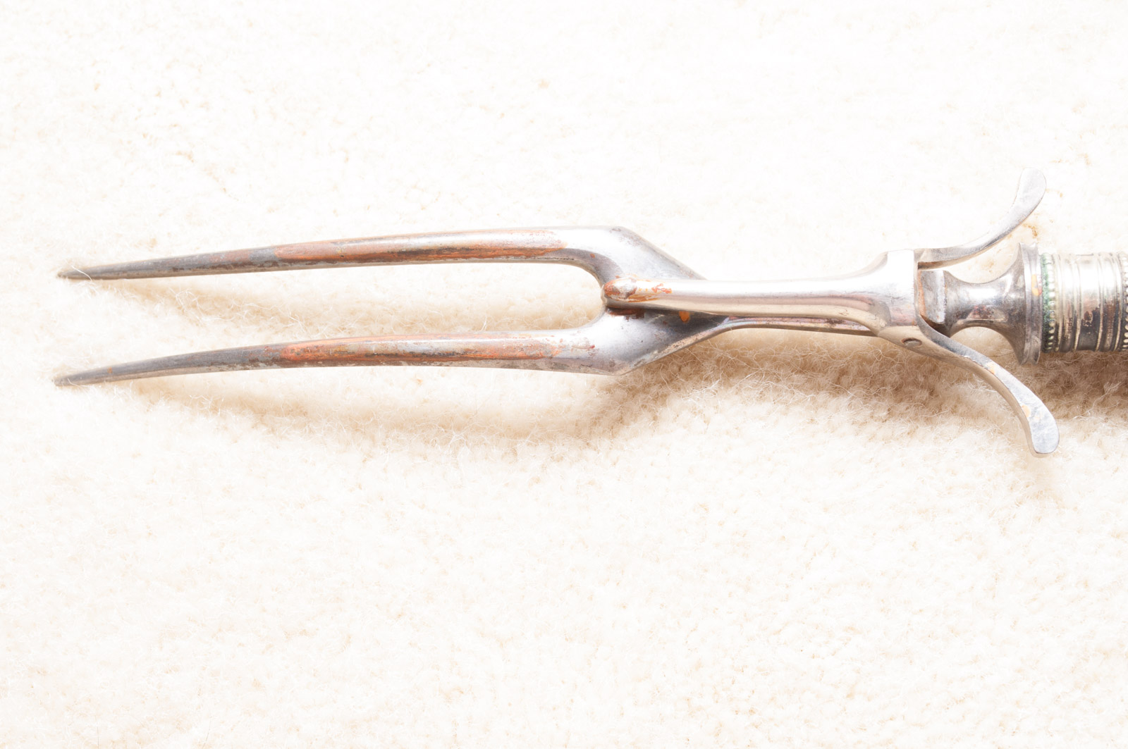 Vintage J. A. Henckels Twin Works Carving Set with Antler Handles