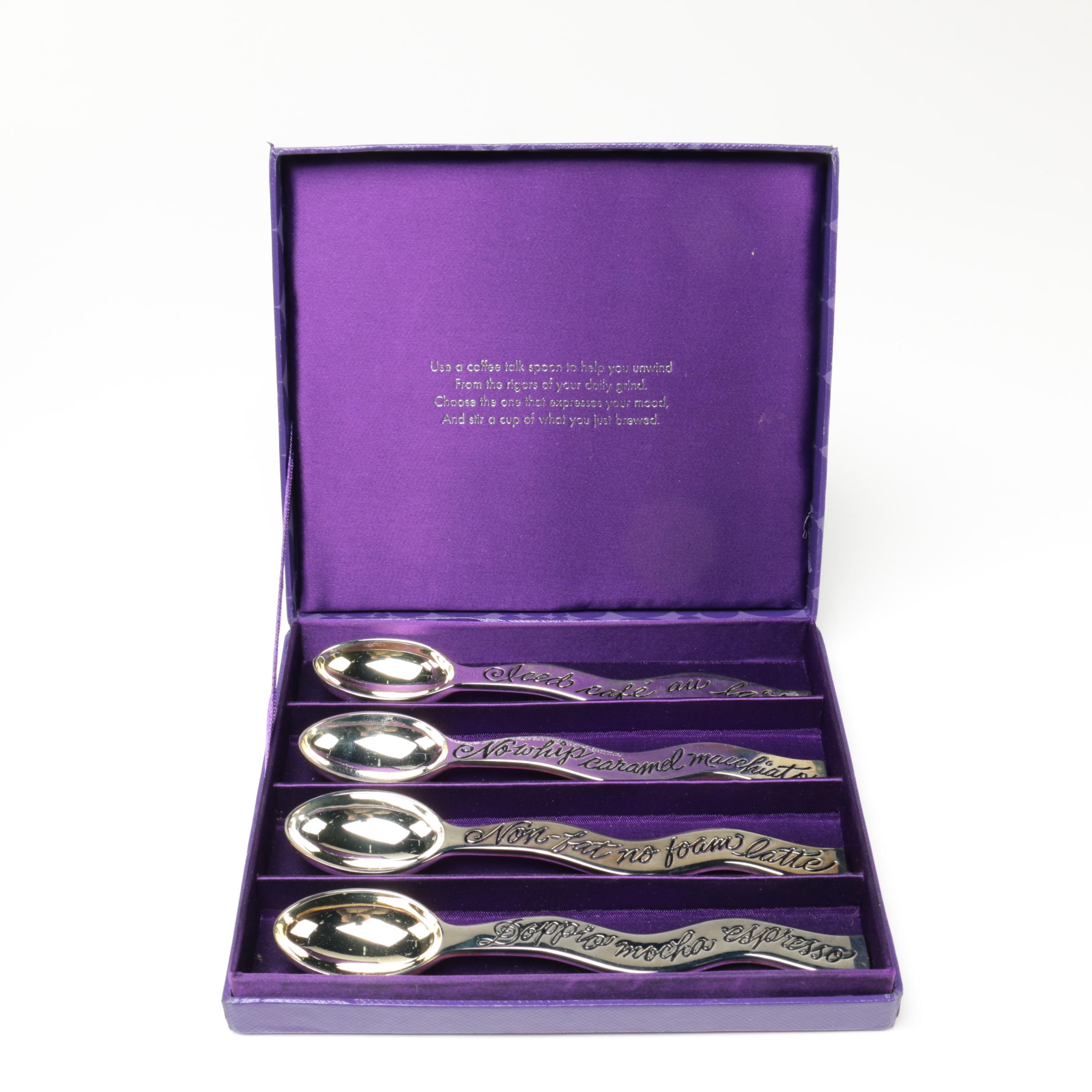 Neiman Marcus "Coffee Talk" Demitasse Spoons