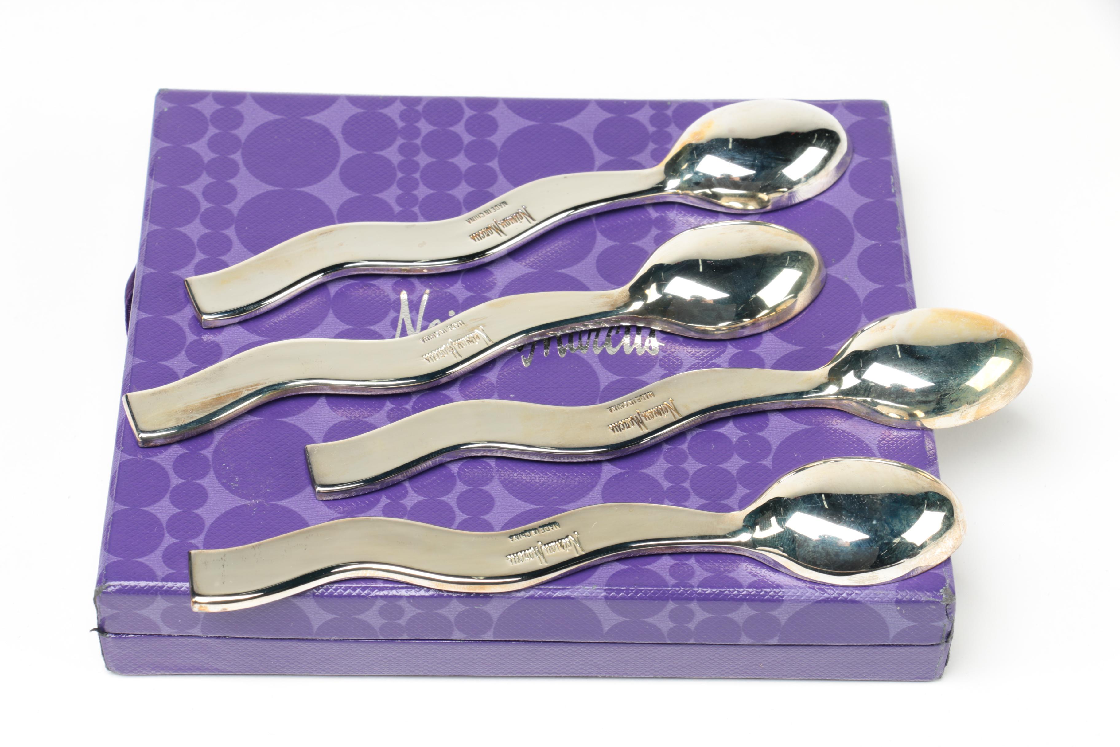 Neiman Marcus "Coffee Talk" Demitasse Spoons