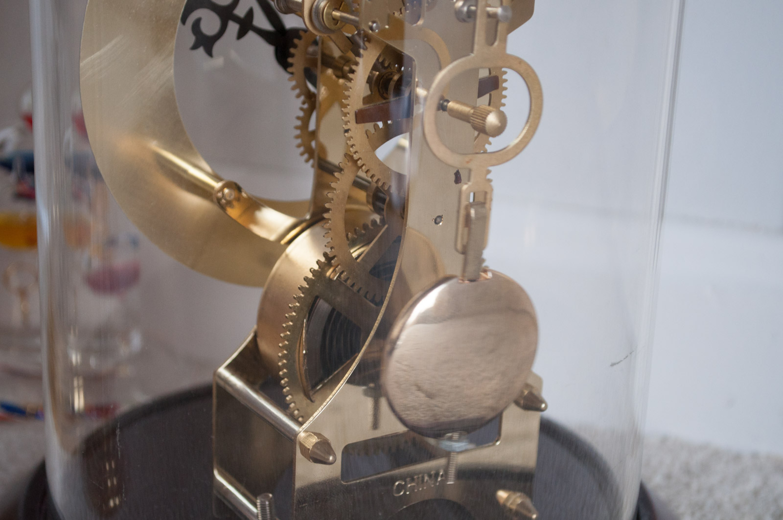 Skeleton Clocks and Barometers with Crystal Prism and Radiometer