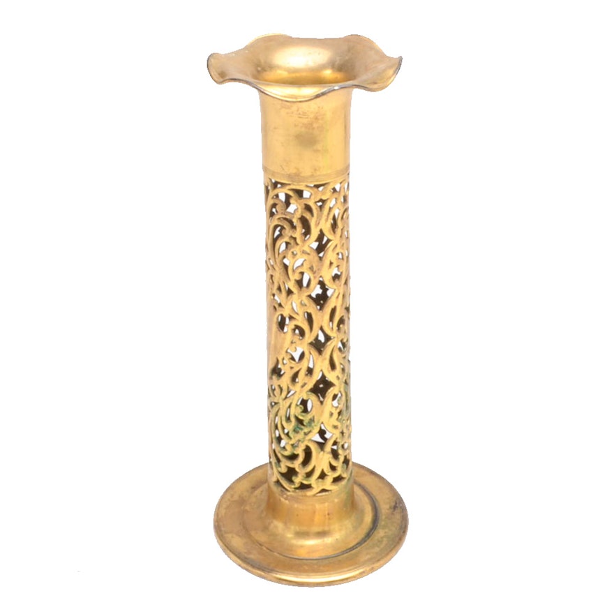 Vintage Brass Candleholder