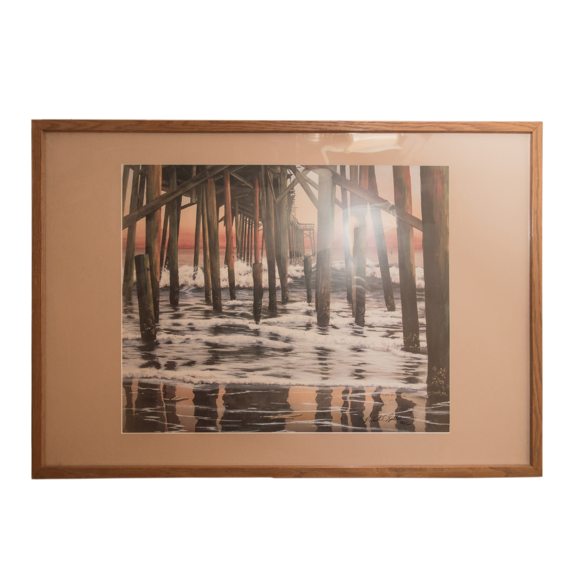 Patrick E. Sullivan Limited Edition Offset Lithograph "Daylight Pier"