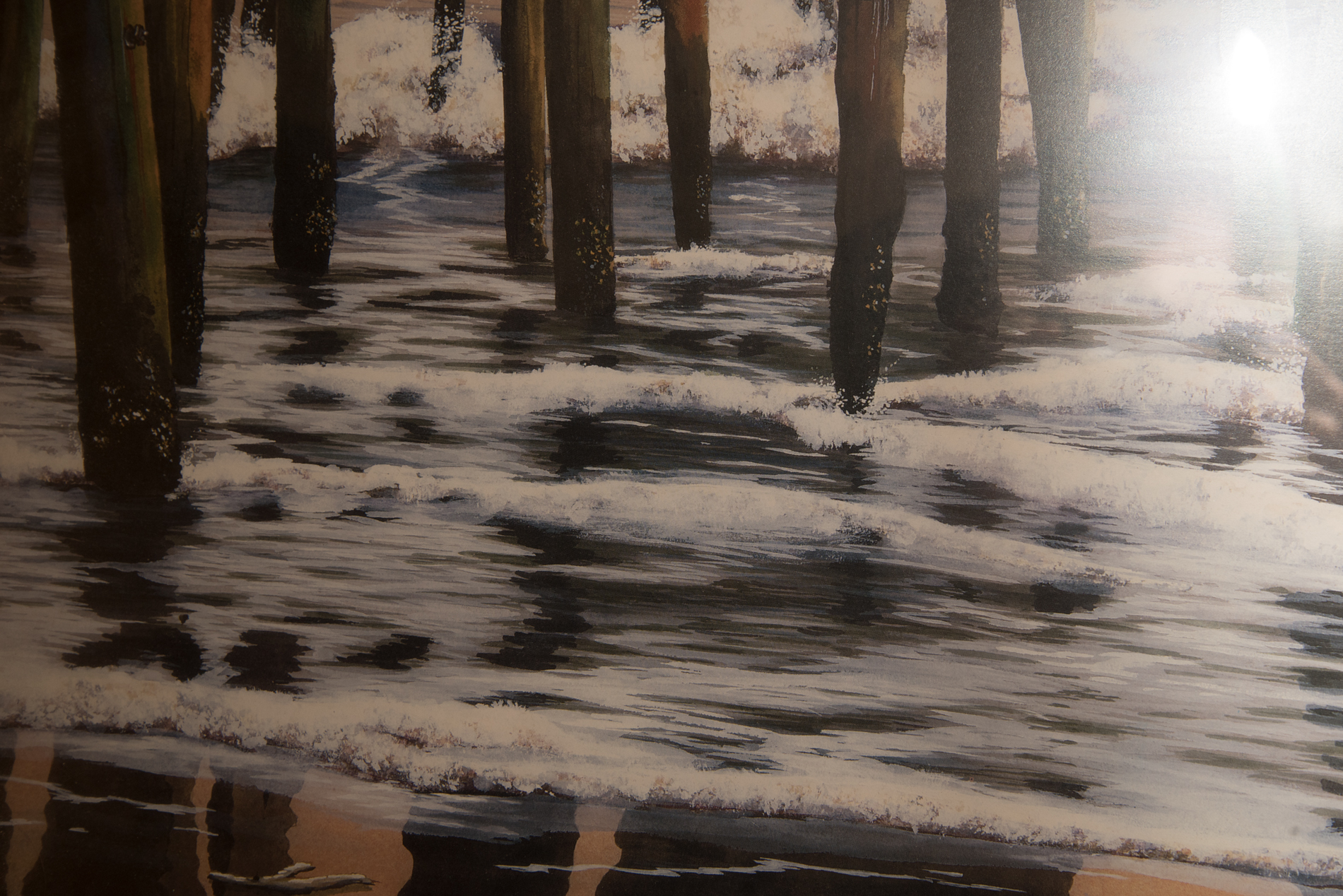 Patrick E. Sullivan Limited Edition Offset Lithograph "Daylight Pier"