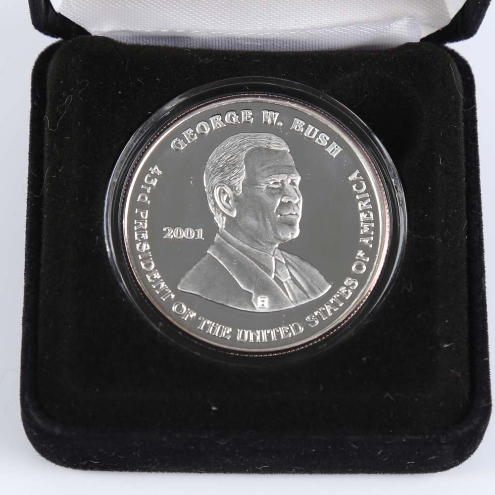 .999 Silver 2001 Presidential Election Proof Coin