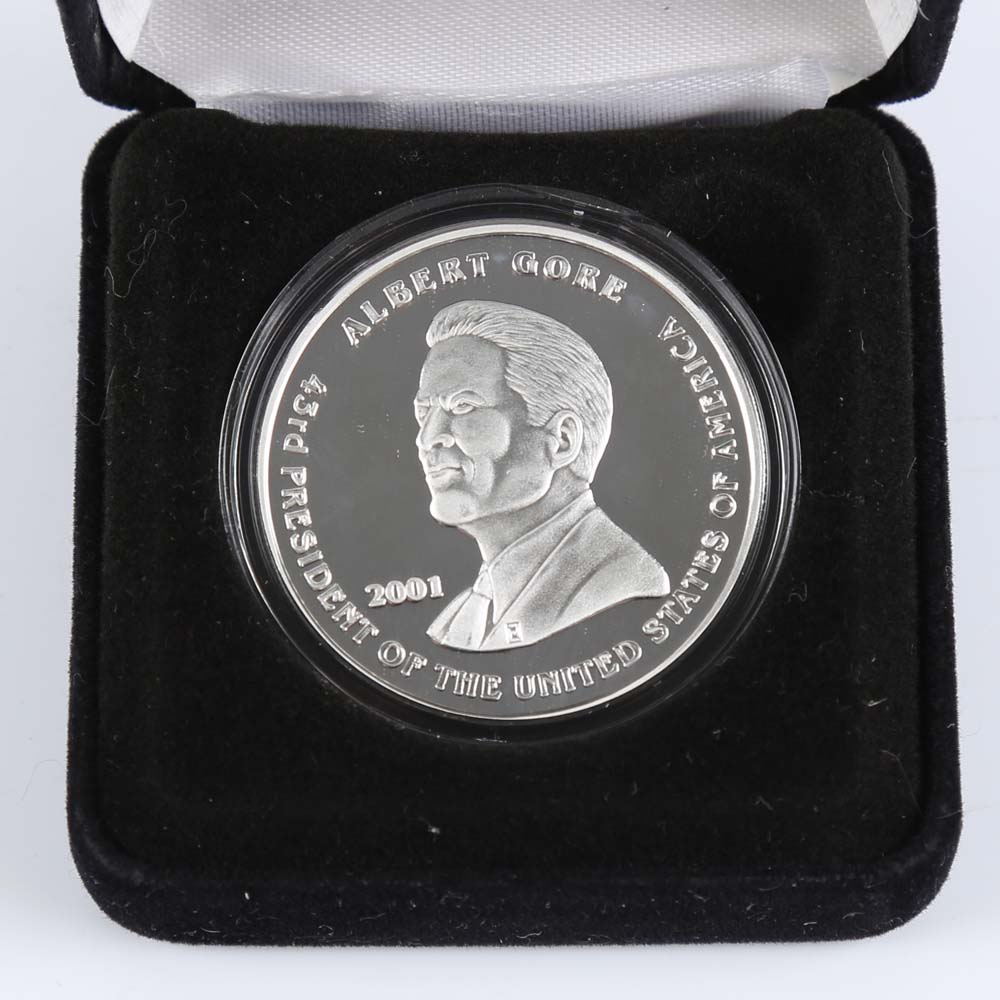 .999 Silver 2001 Presidential Election Proof Coin