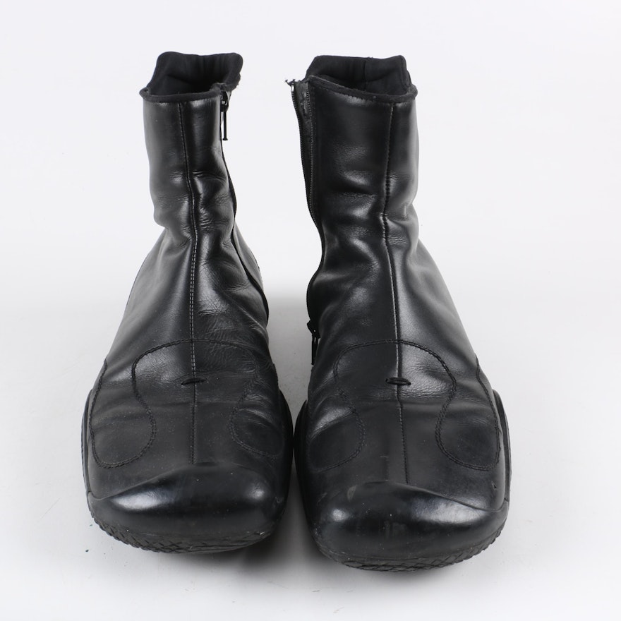 Men's Prada Black Leather Boots