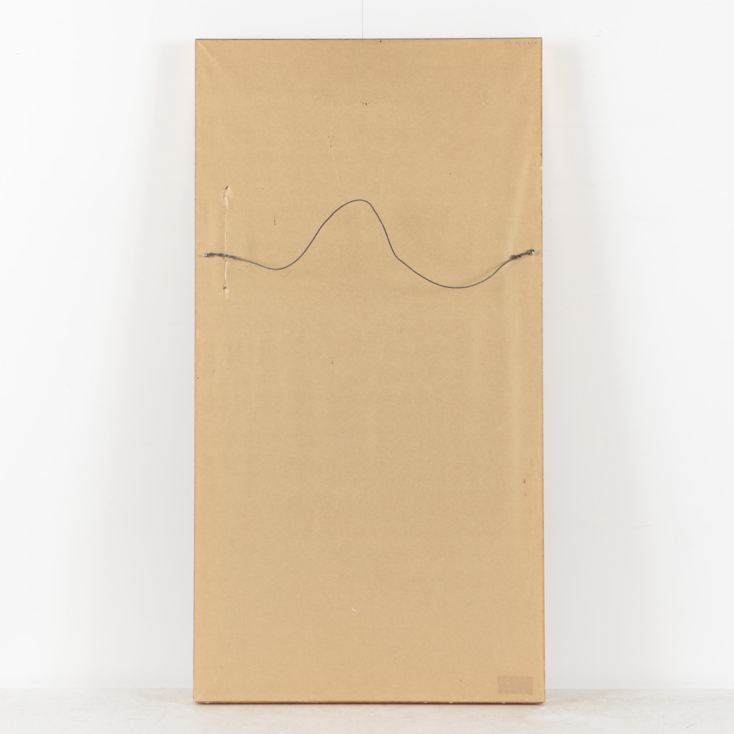 1958 Ned Jacob Conte Crayon Drawing