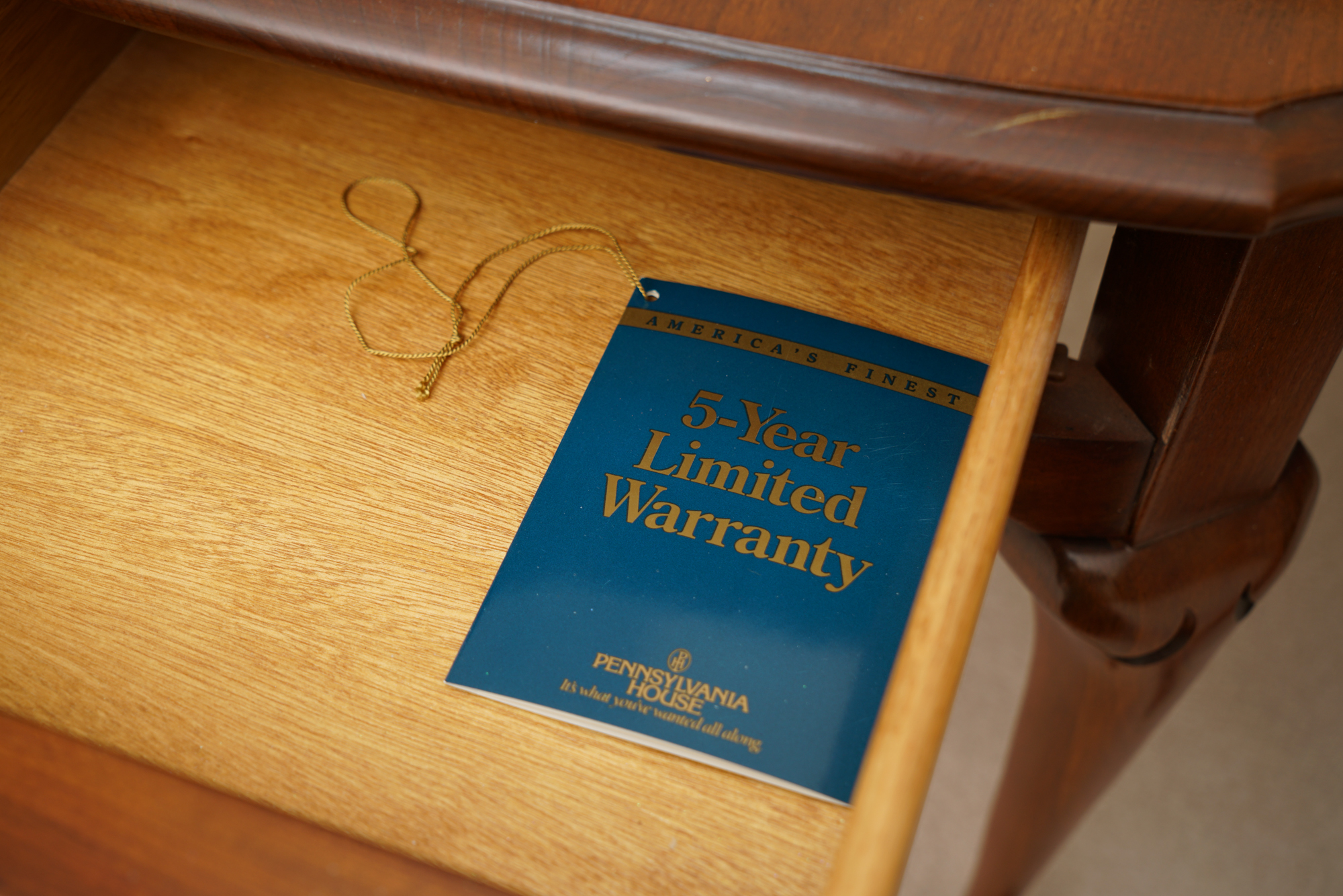 Queen Anne Style Cherry End Tables by Pennsylvania House