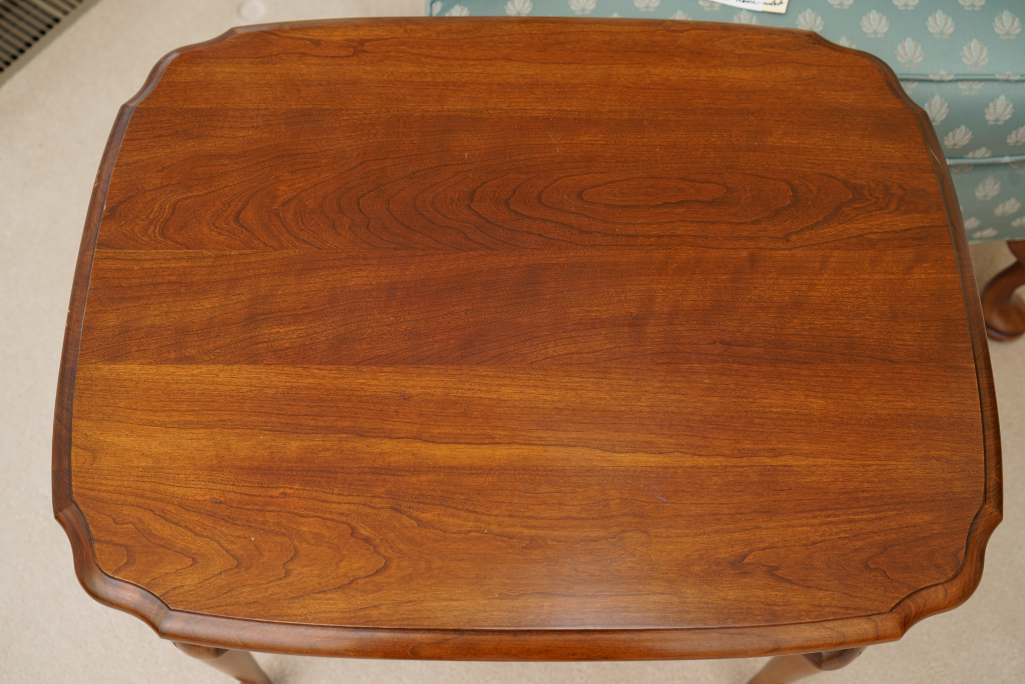 Queen Anne Style Cherry End Tables by Pennsylvania House