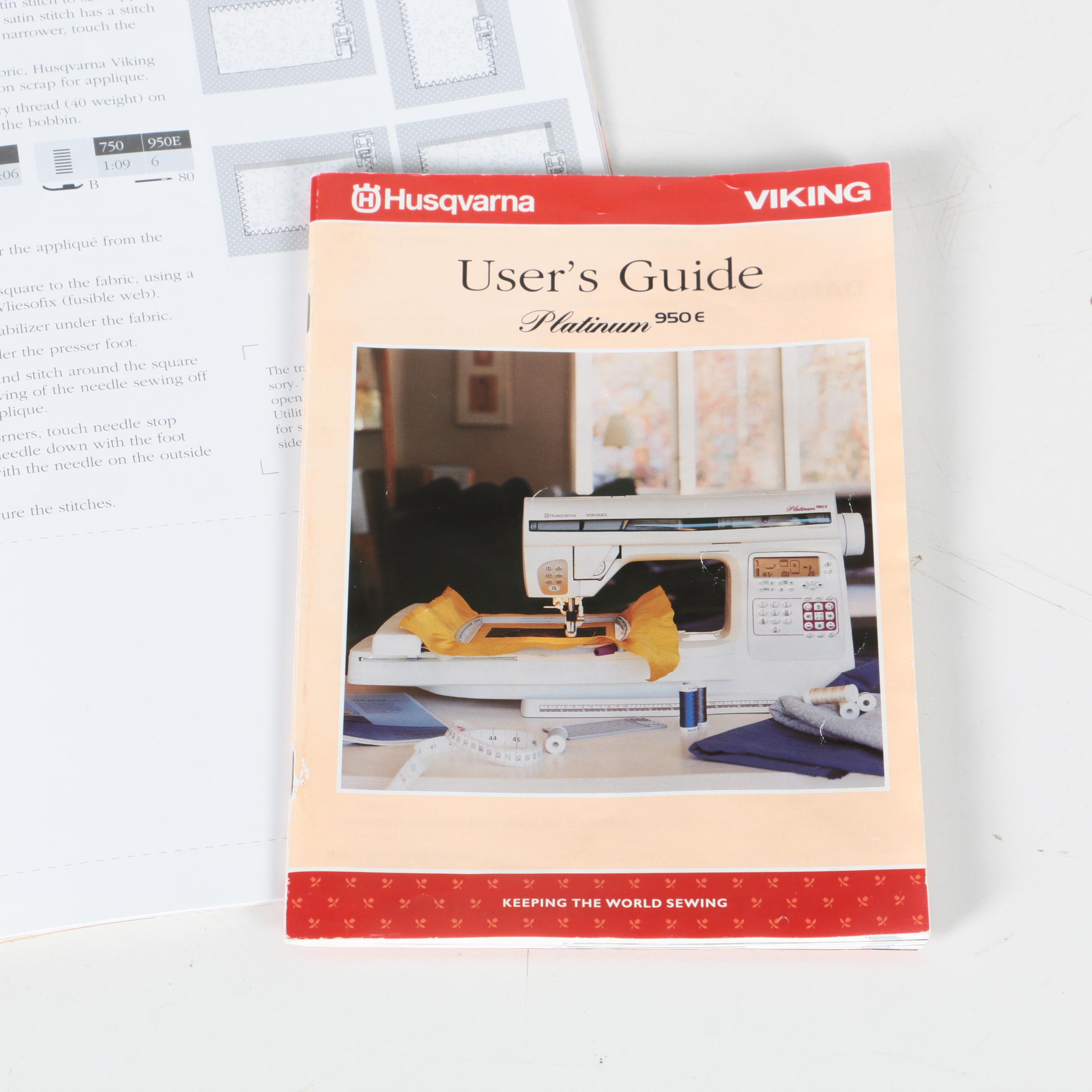 Husqvarna Viking Platinum 950 E Sewing Machine