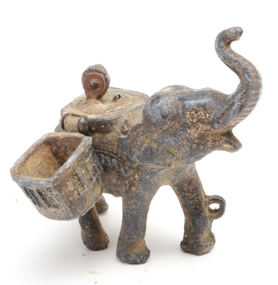 World War II British Trench Lighter and Elephant Cigarette Lighter