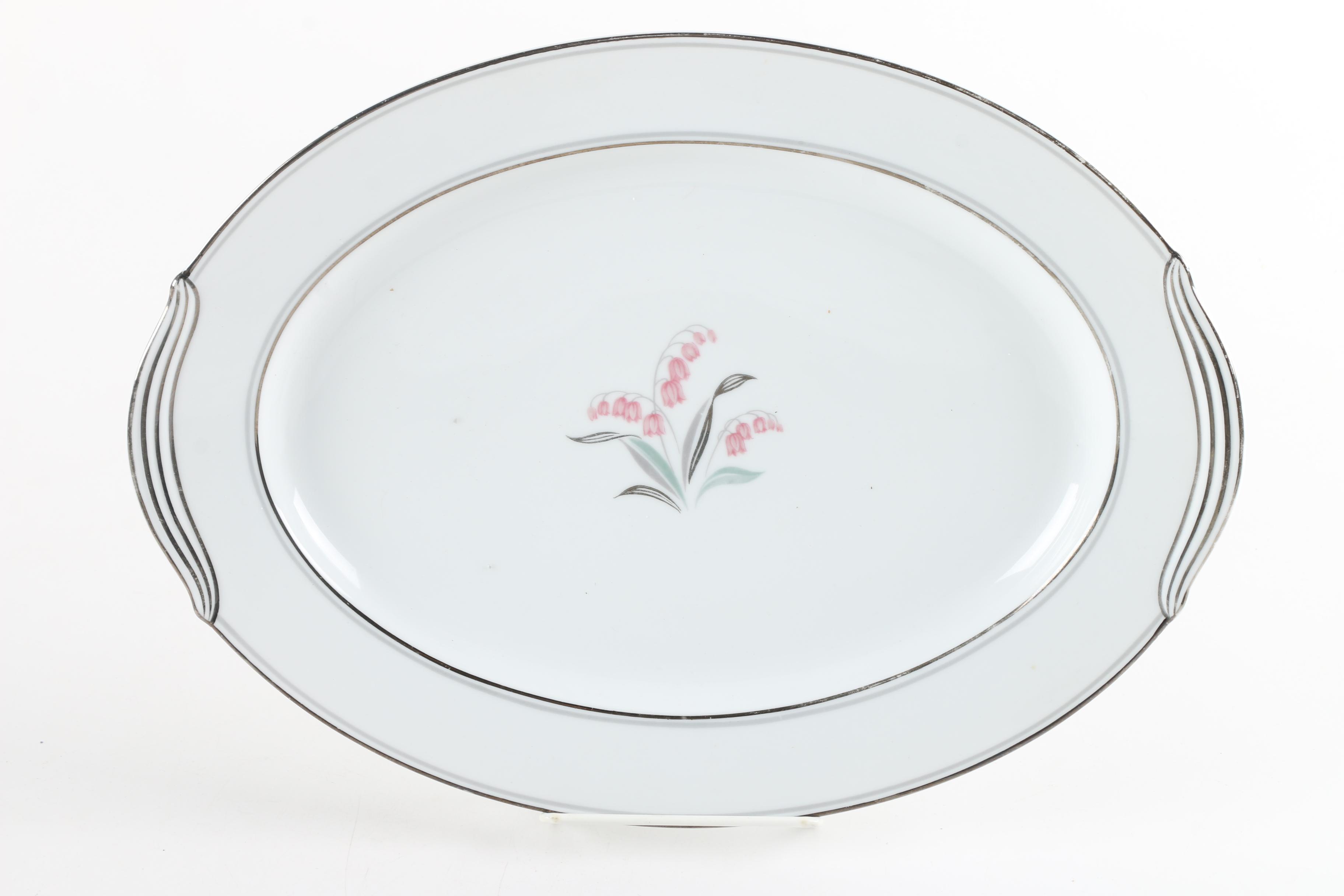 Noritake "Crest" and "Marywood" Dinnerware and Serving Dishes