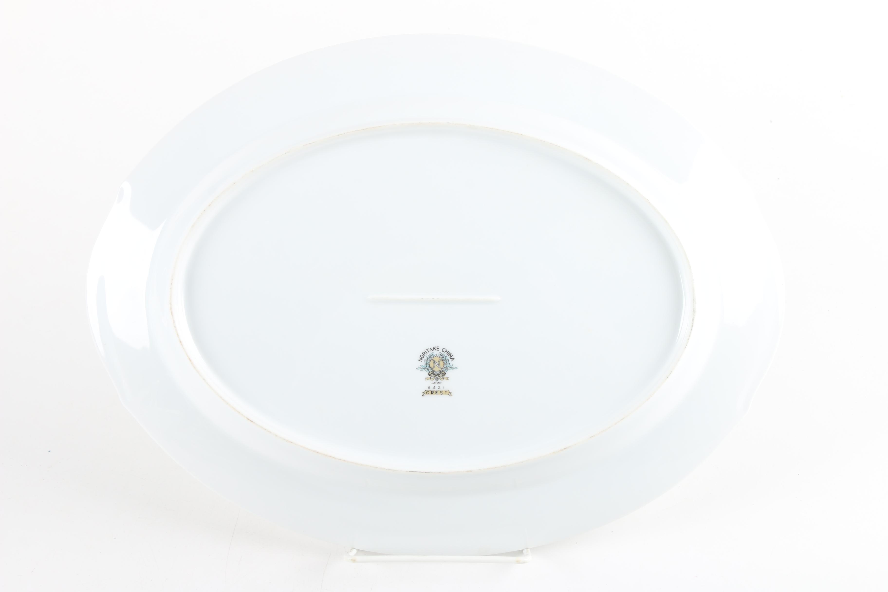 Noritake "Crest" and "Marywood" Dinnerware and Serving Dishes