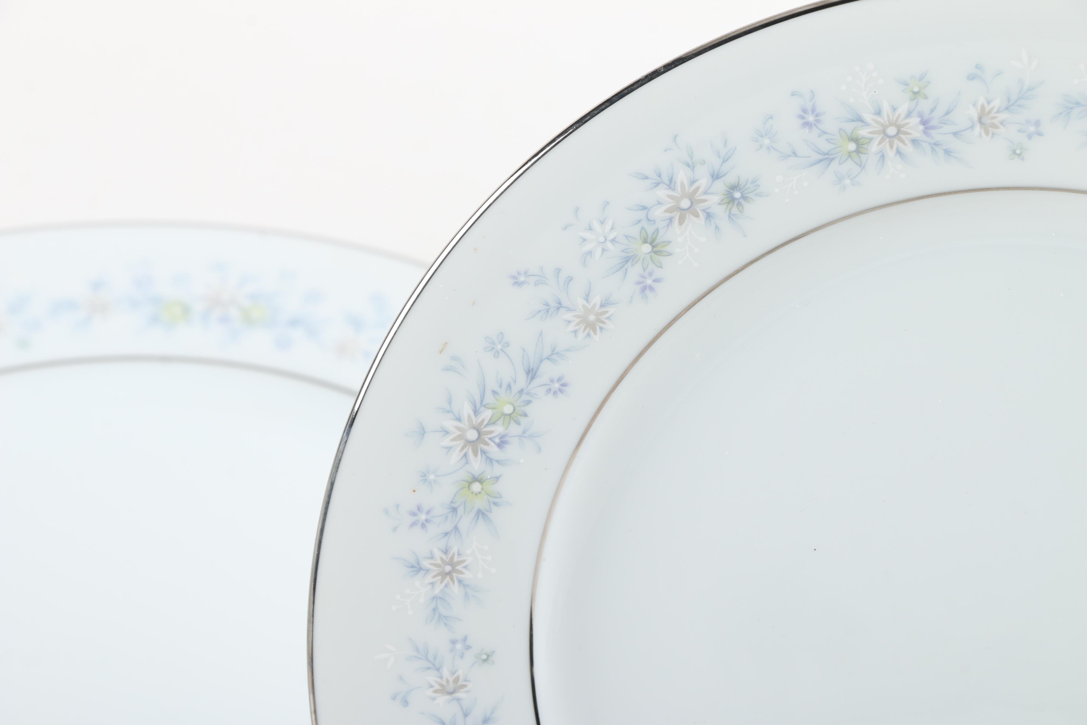 Noritake "Crest" and "Marywood" Dinnerware and Serving Dishes
