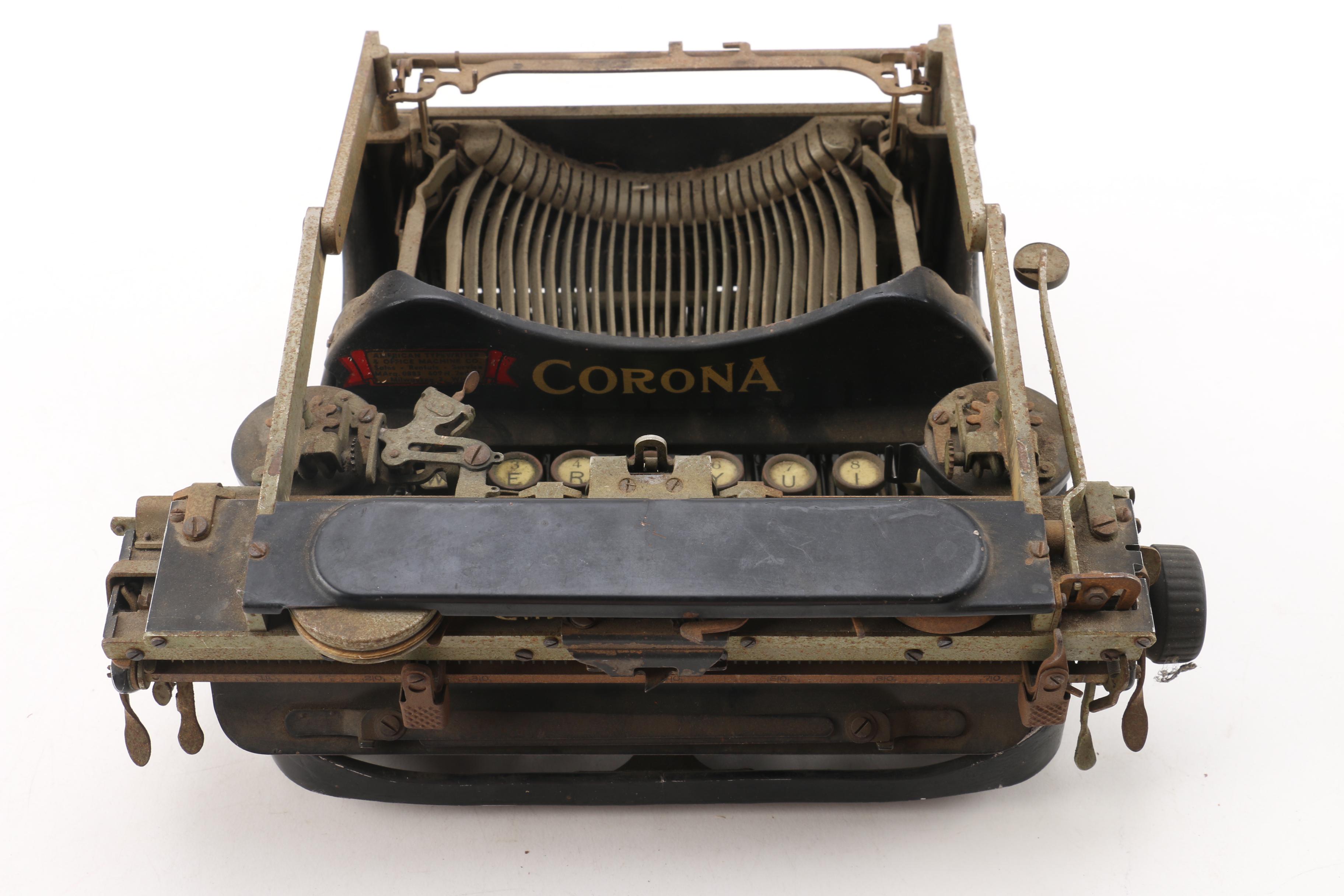 Antique Corona Typewriter