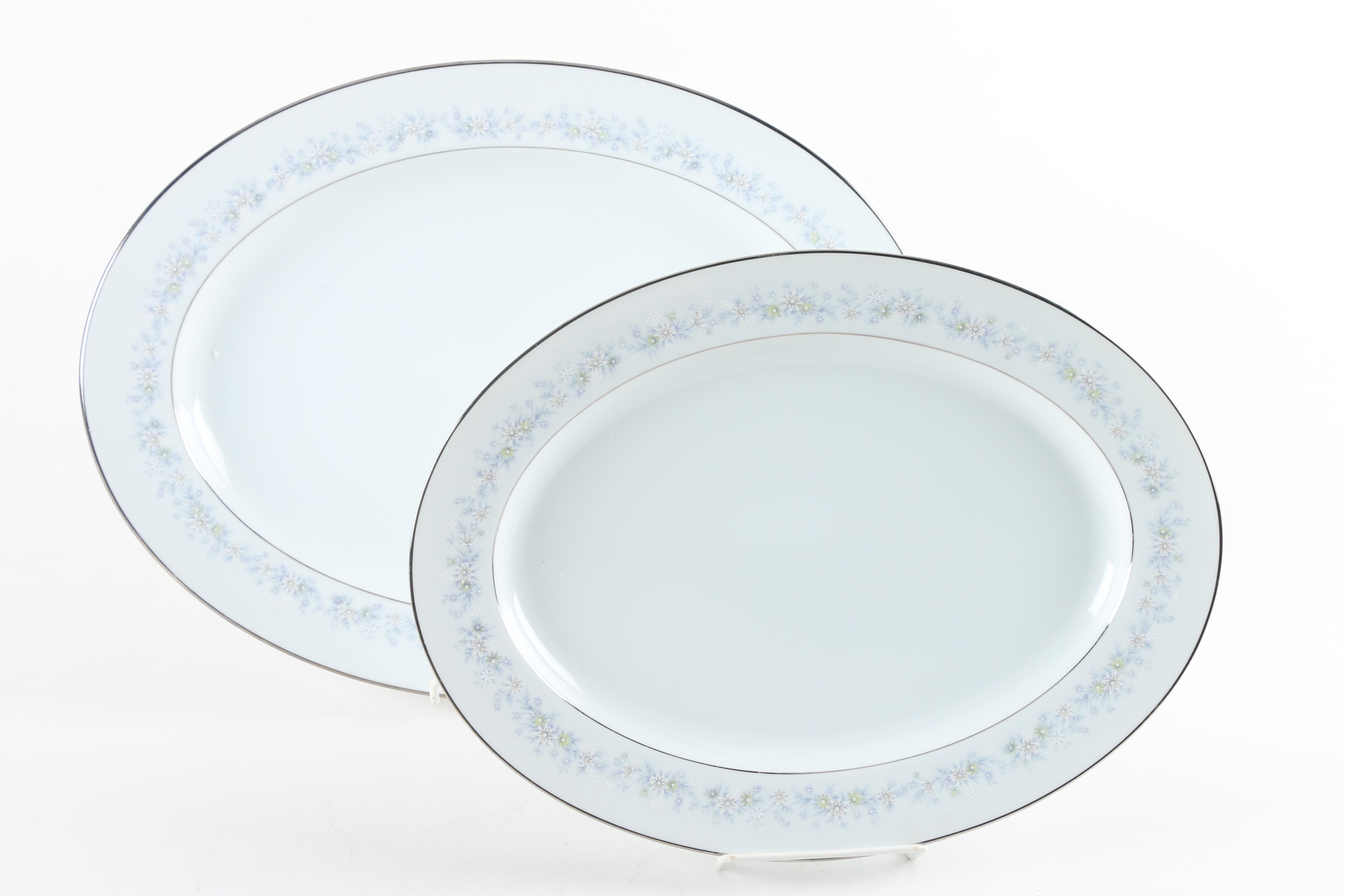 Noritake "Crest" and "Marywood" Dinnerware and Serving Dishes