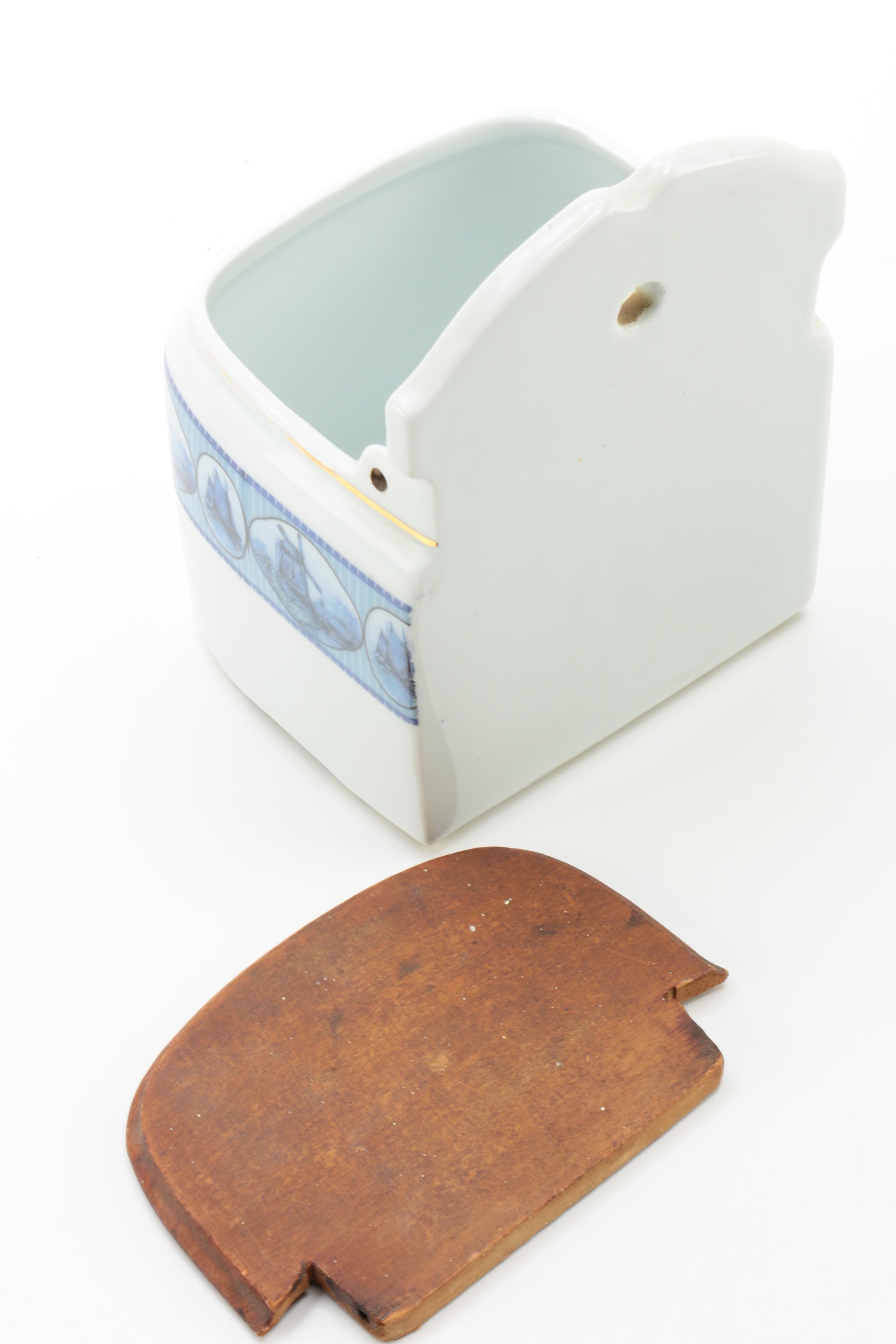 German Porcelain Kitchen Canisters