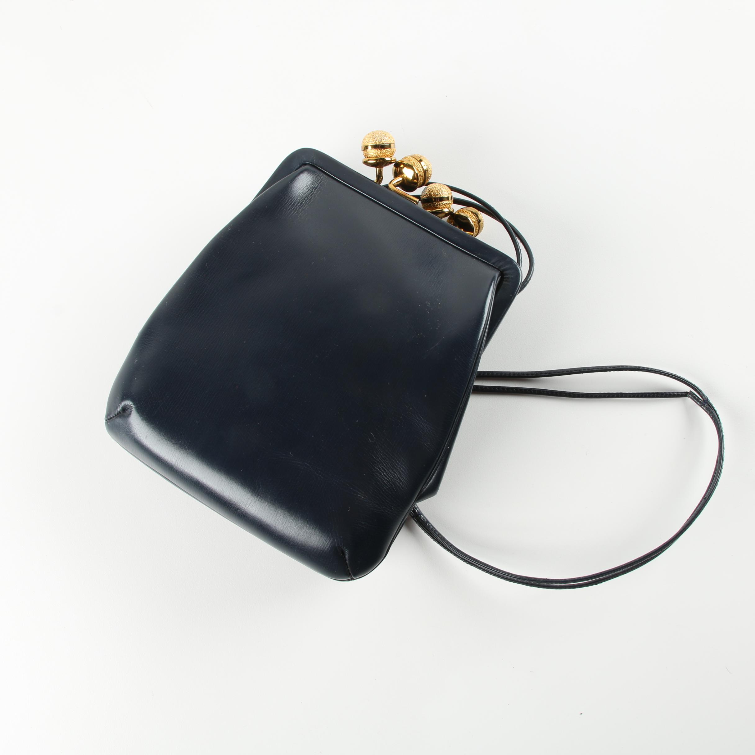 Vintage Judith Leiber Leather Shoulder Bag