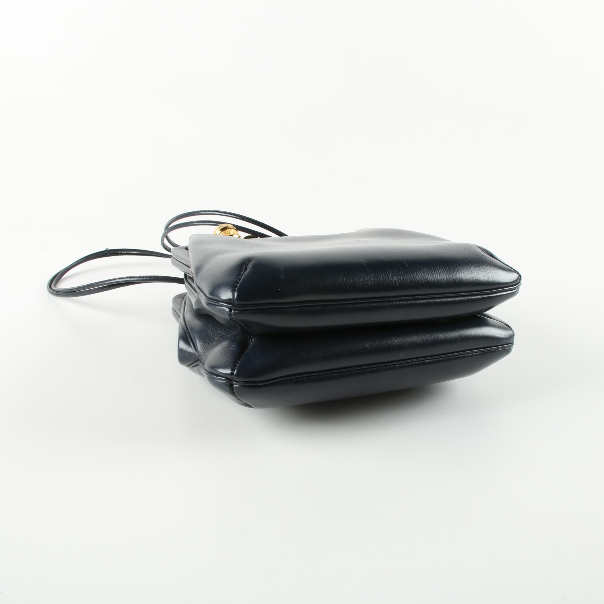 Vintage Judith Leiber Leather Shoulder Bag