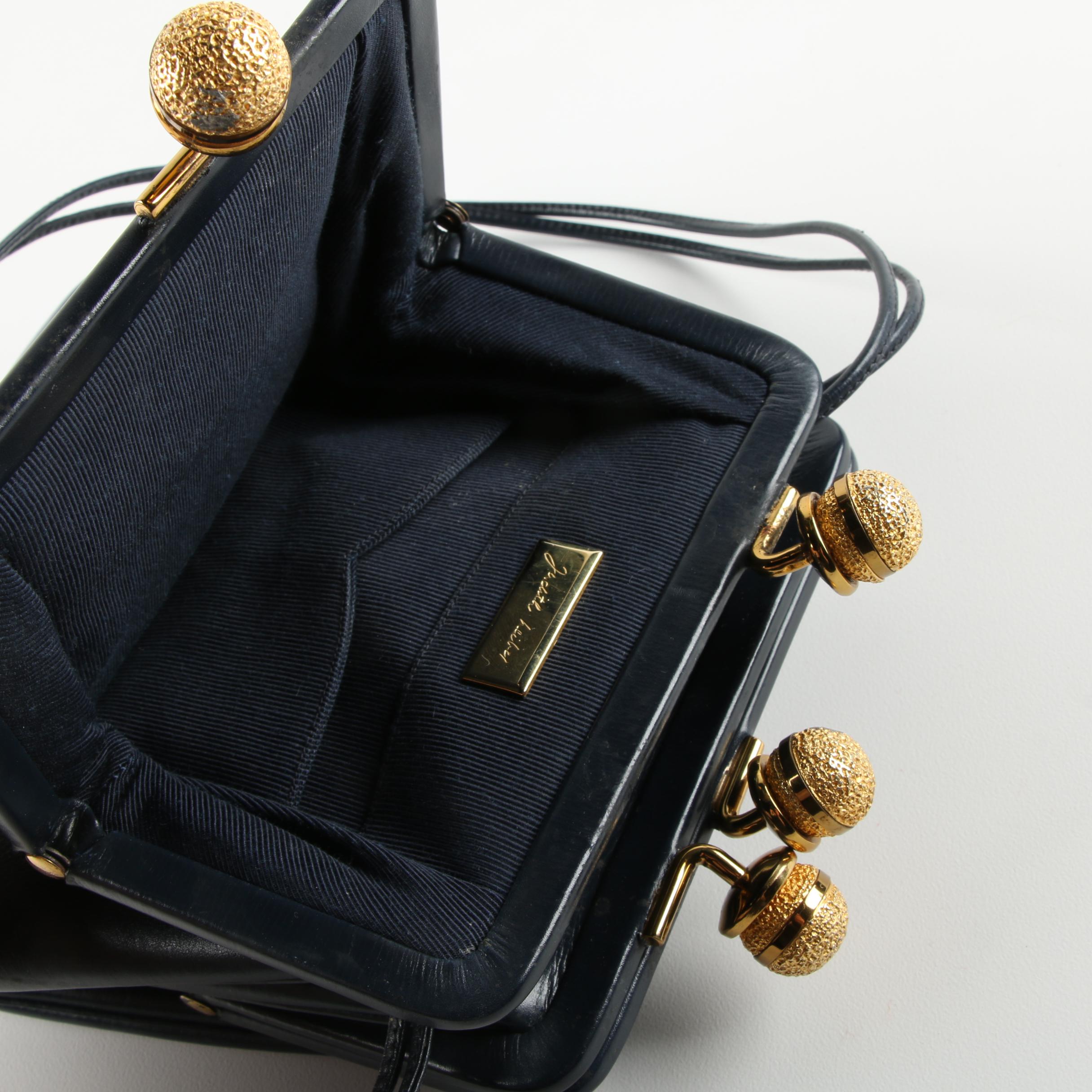 Vintage Judith Leiber Leather Shoulder Bag