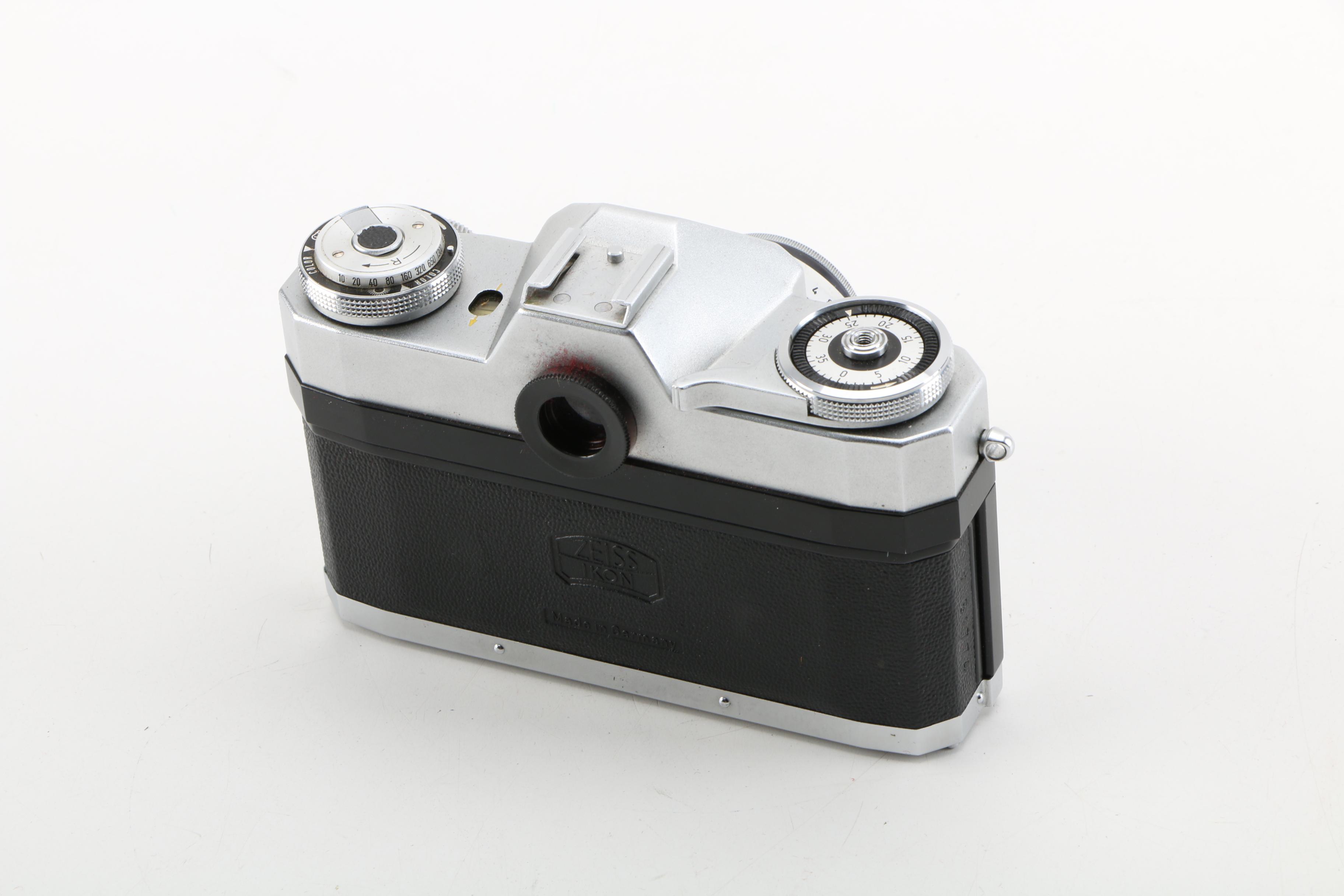 Zeiss Ikon Contraflex Still Camera with Matching Leather Case