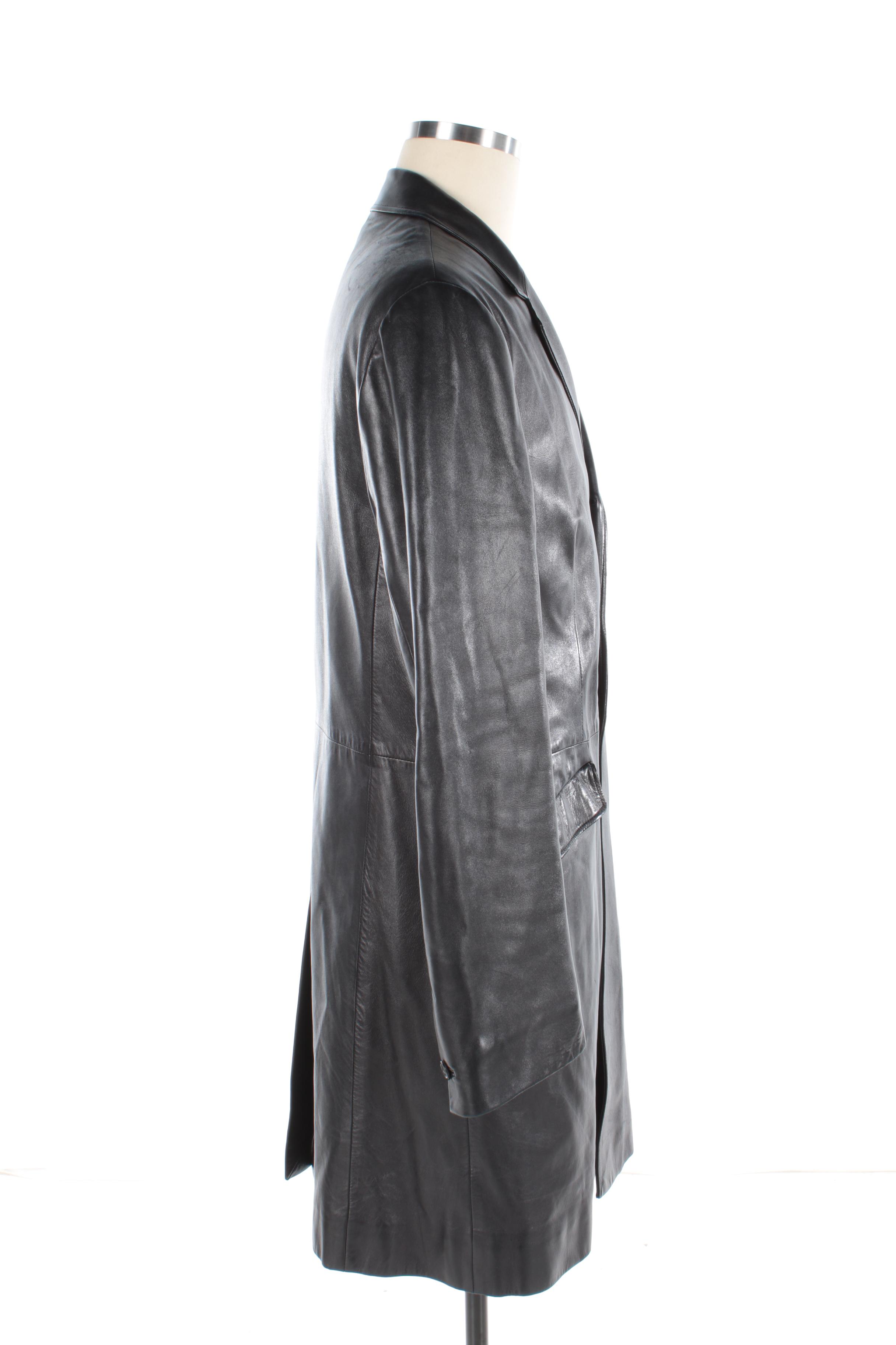 Men's Prada Black Leather Jacket