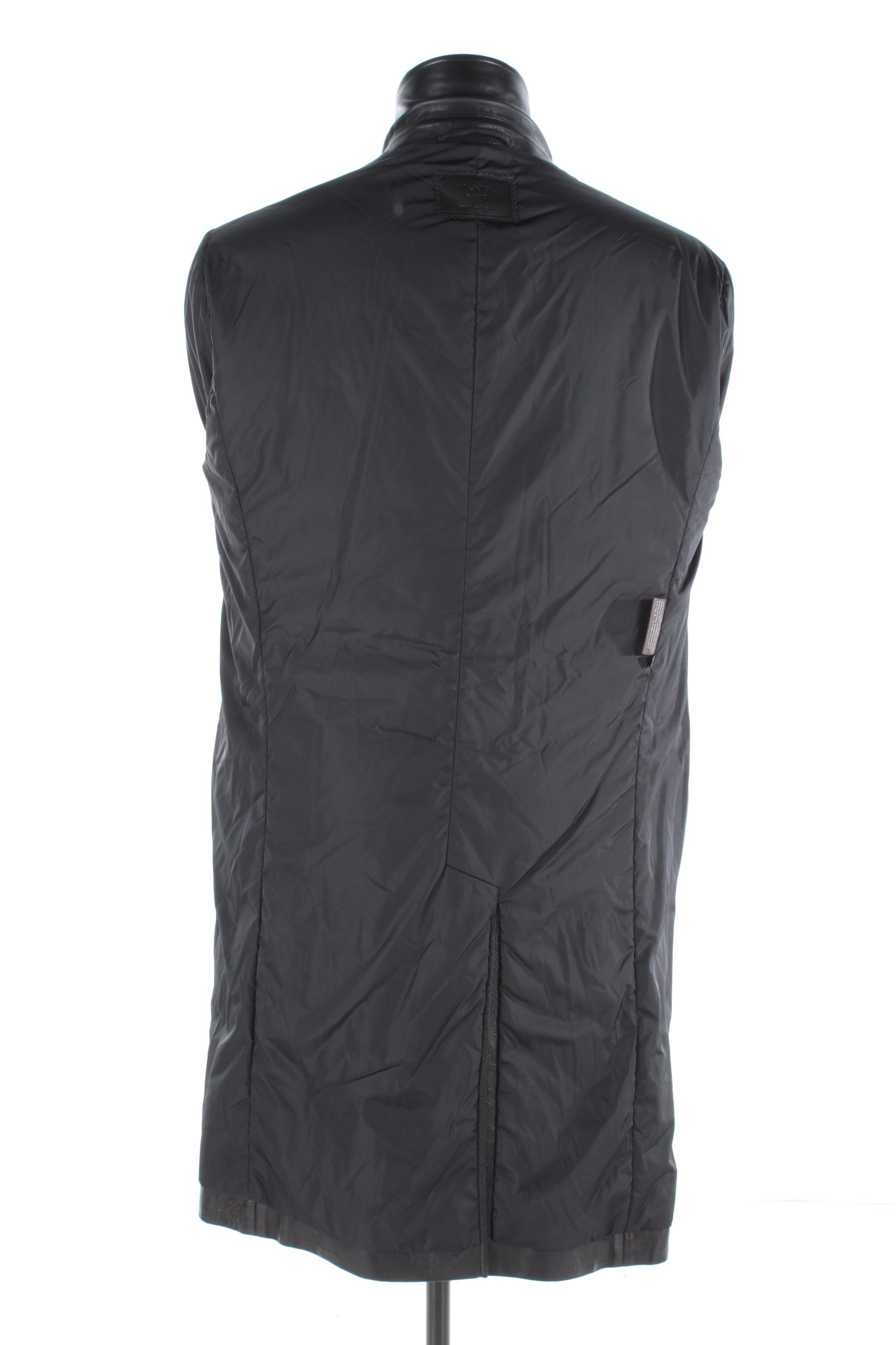 Men's Prada Black Leather Jacket