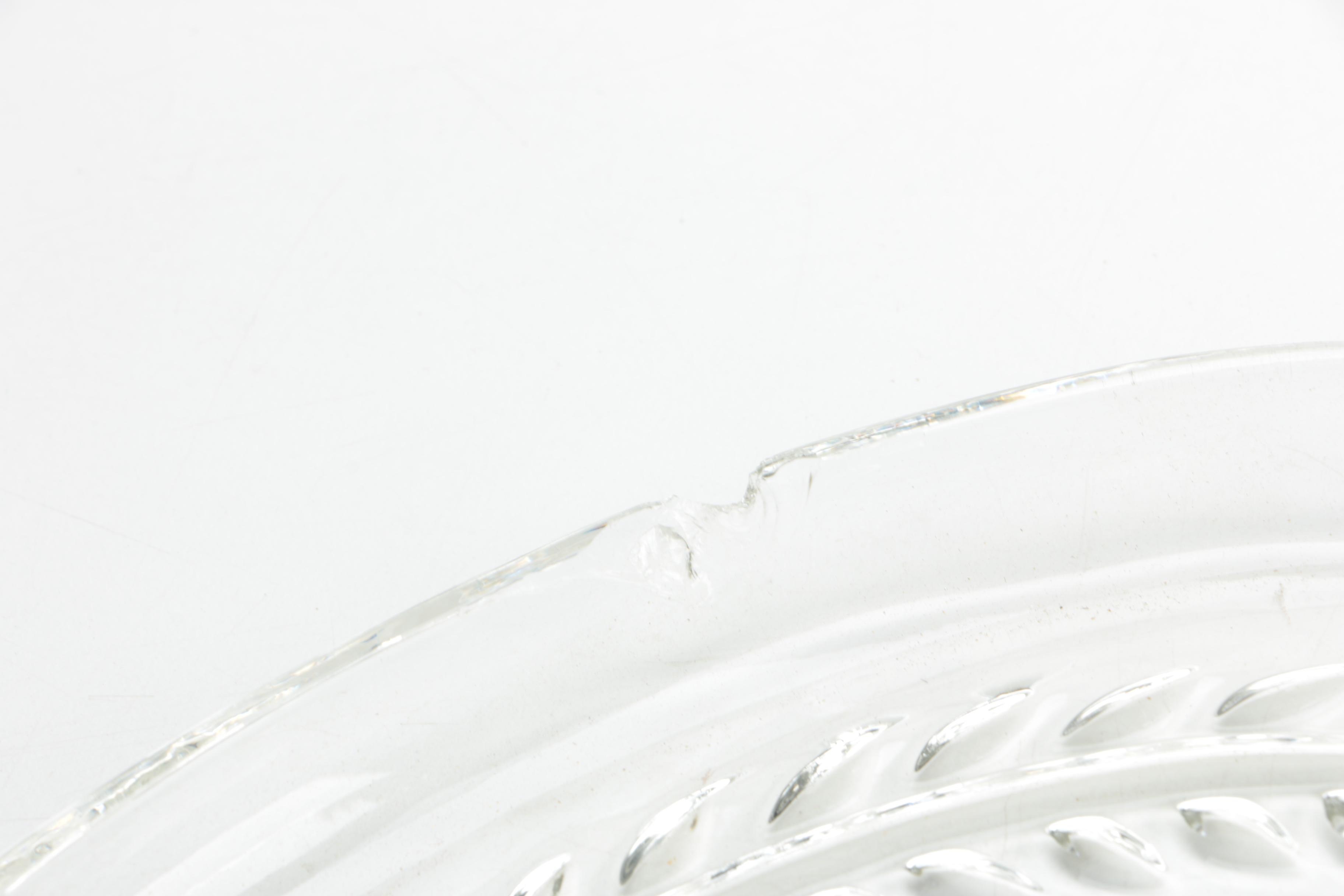 Federal Glass "Homestead" Snack Plates and Cup Sets