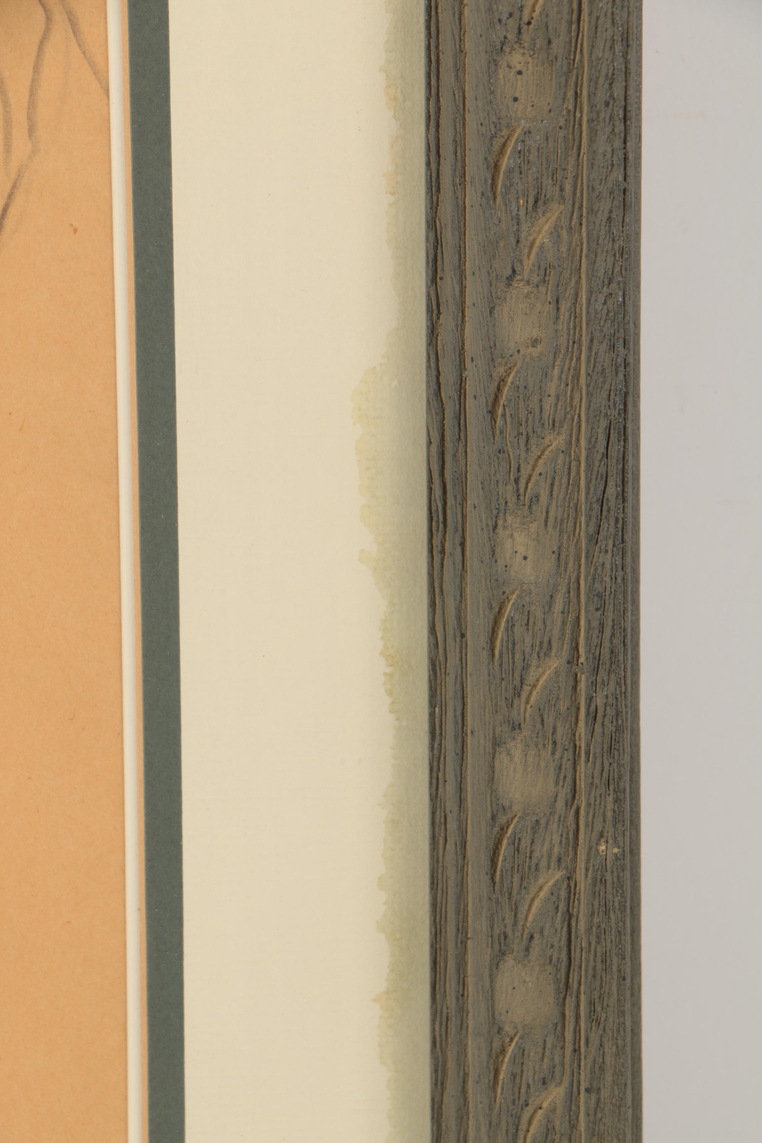 Ned Jacob Charcoal Drawing