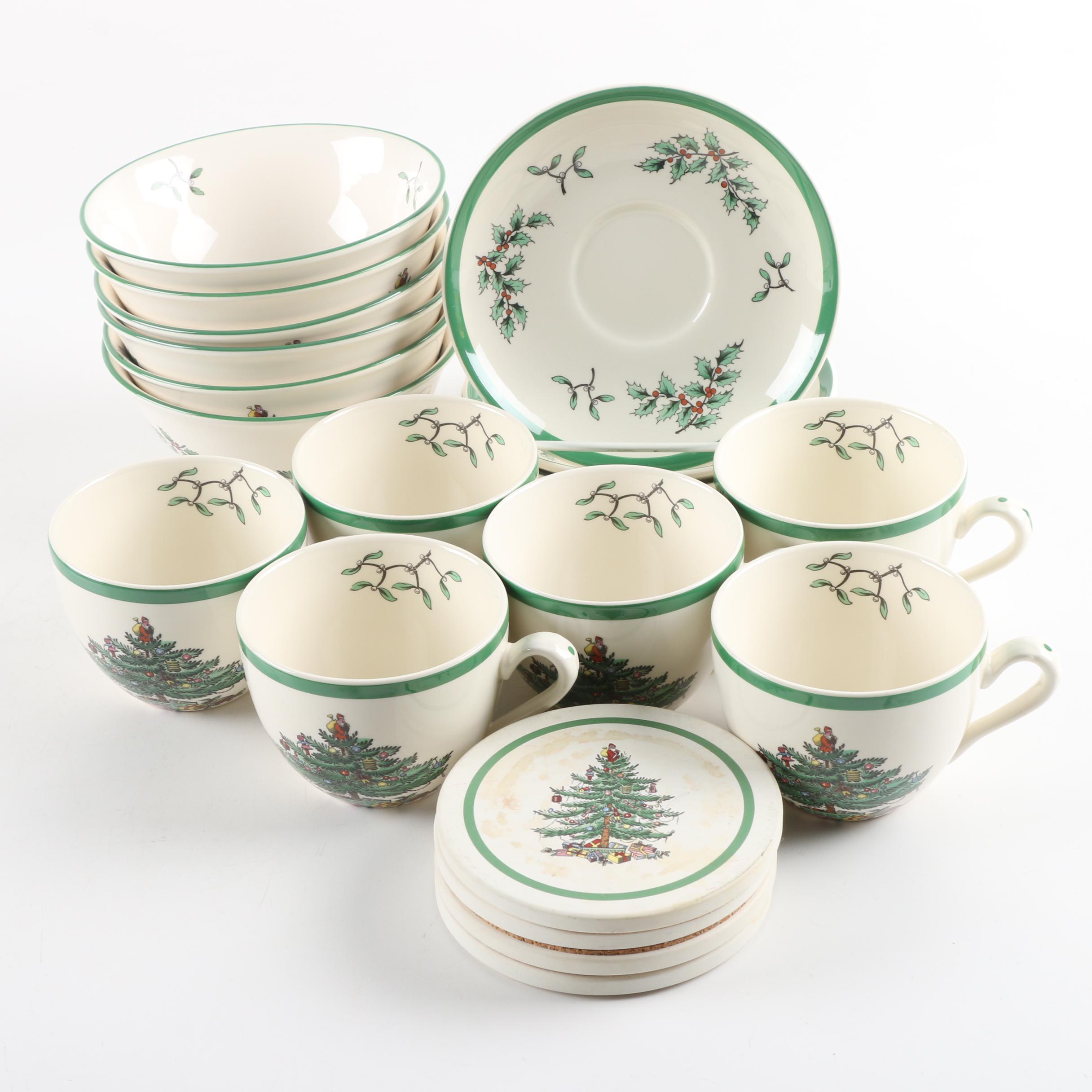 Spode's "Christmas Tree" Tableware