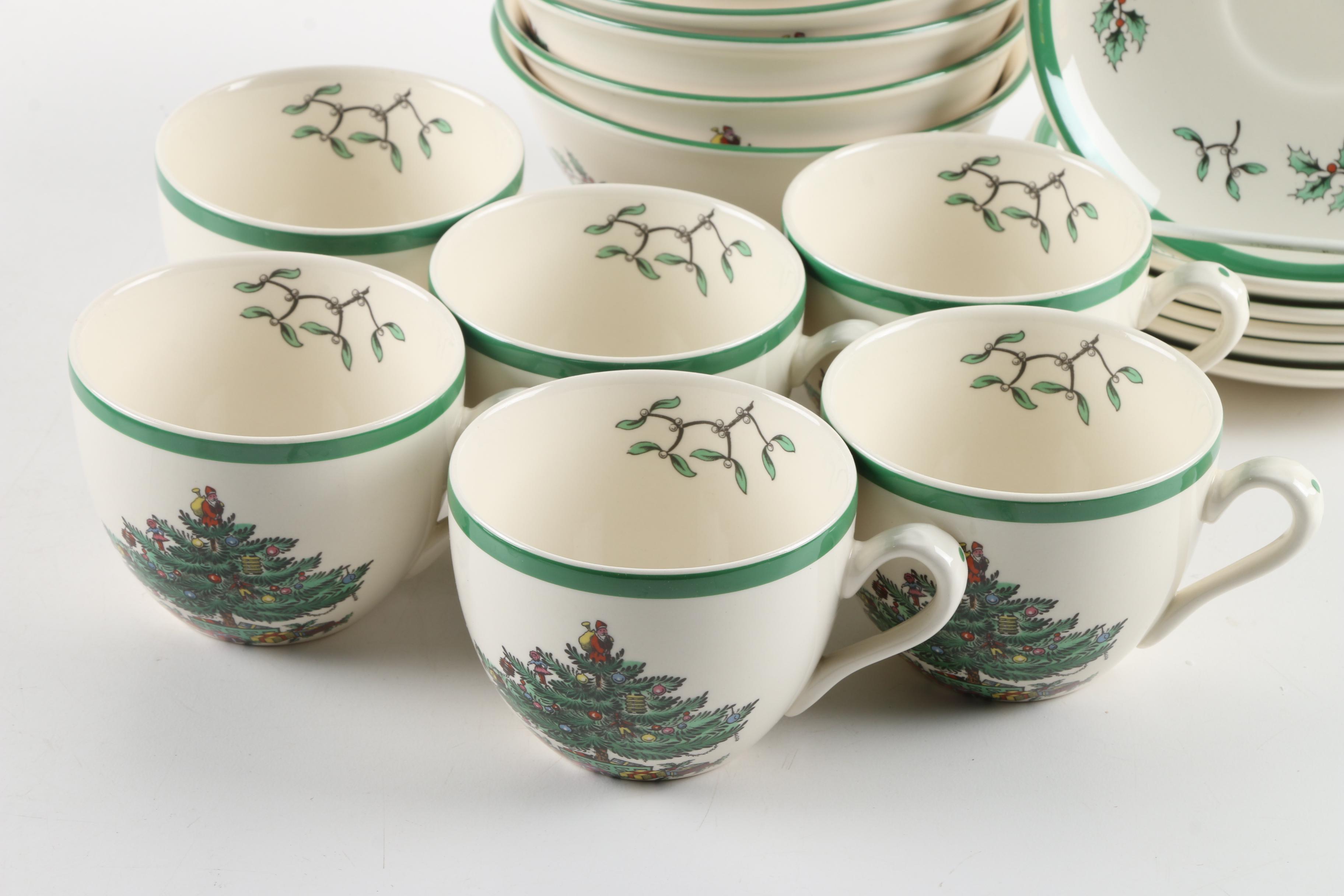 Spode's "Christmas Tree" Tableware