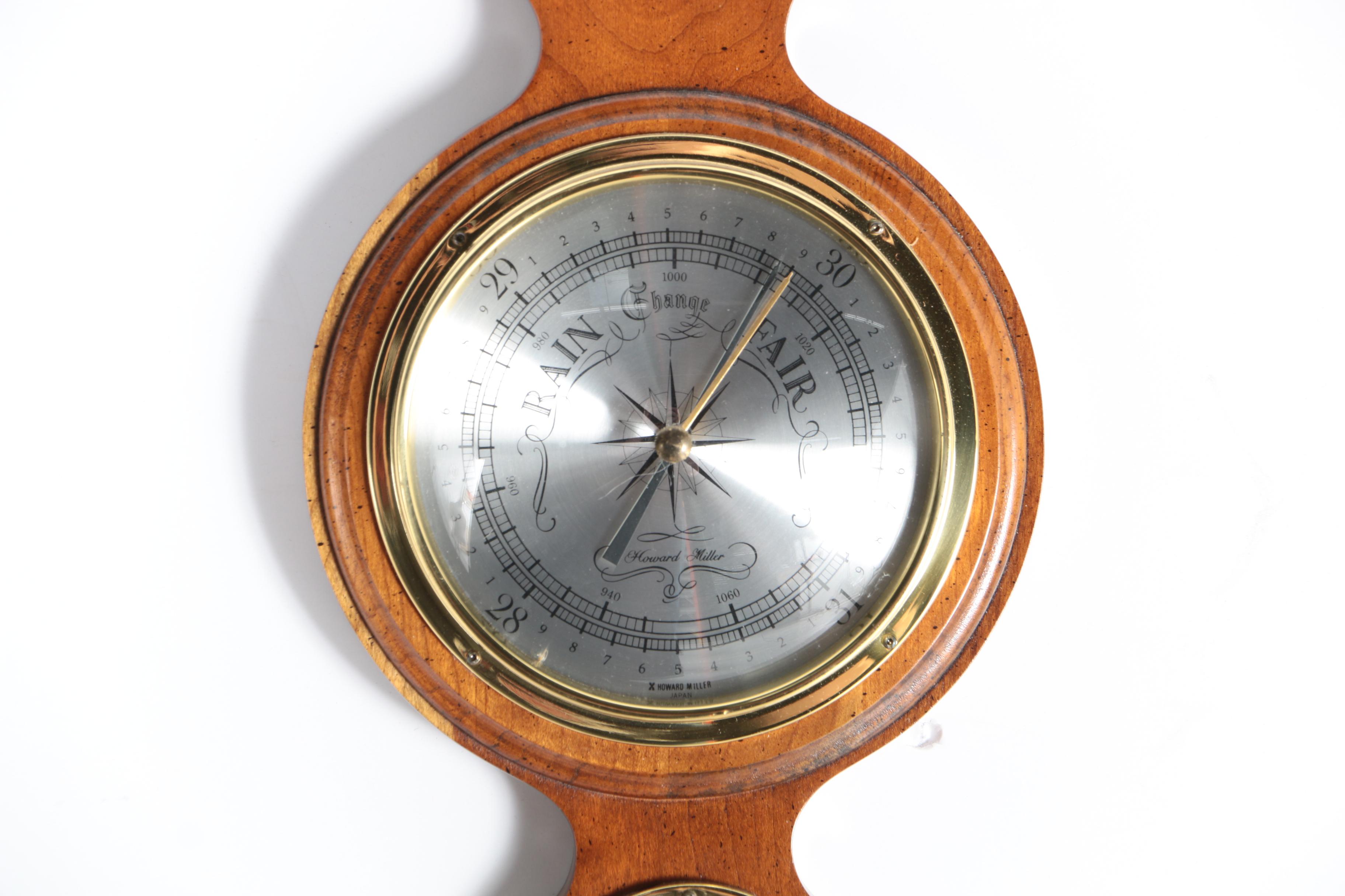 Howard Miller Banjo Style Wall Weather Station