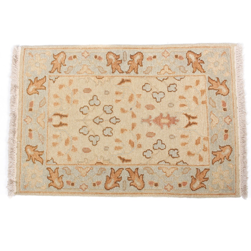 Hand-Knotted Turkish Soumak Rug