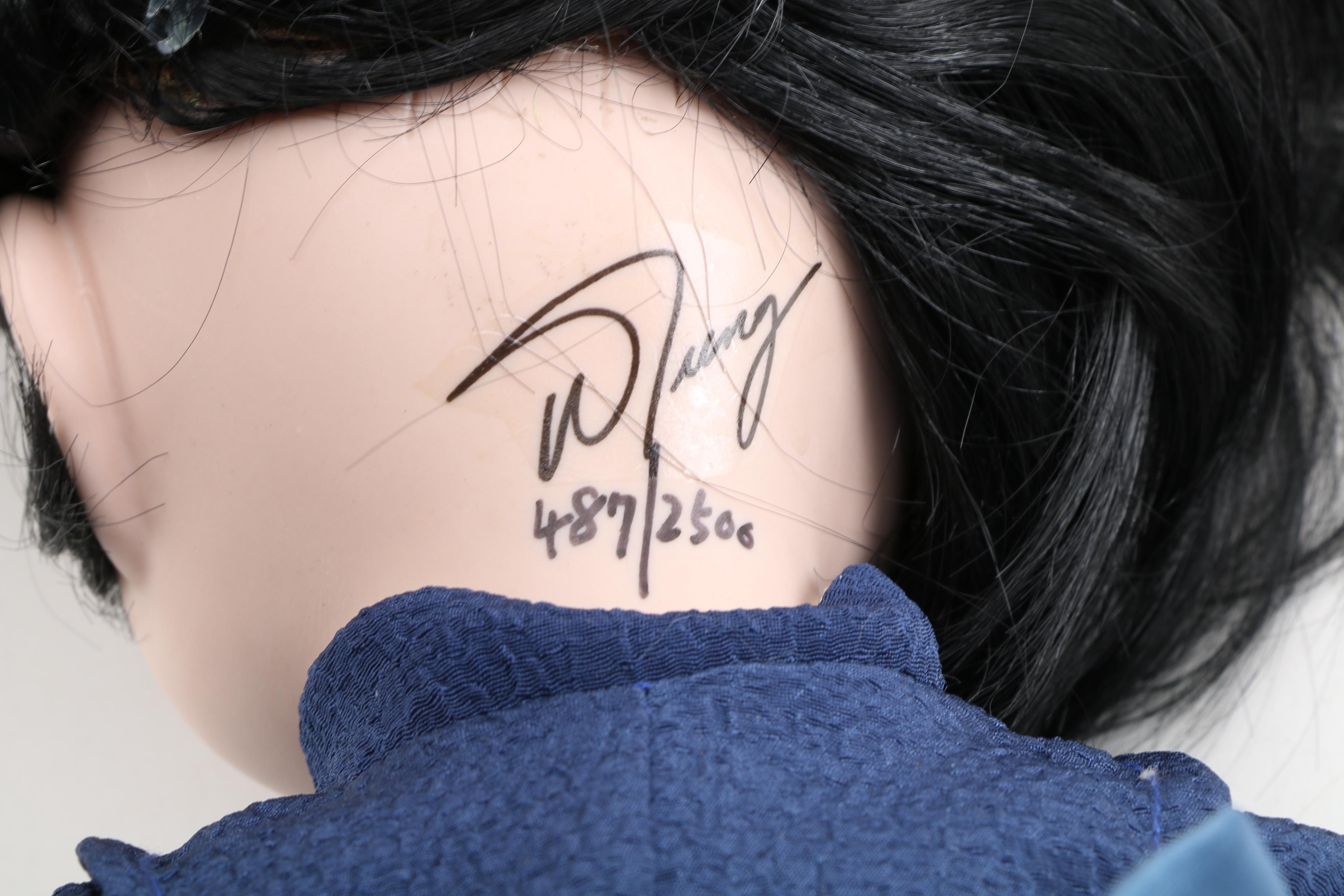 William Tung Signed "Japanese Traditions" Porcelain Dolls