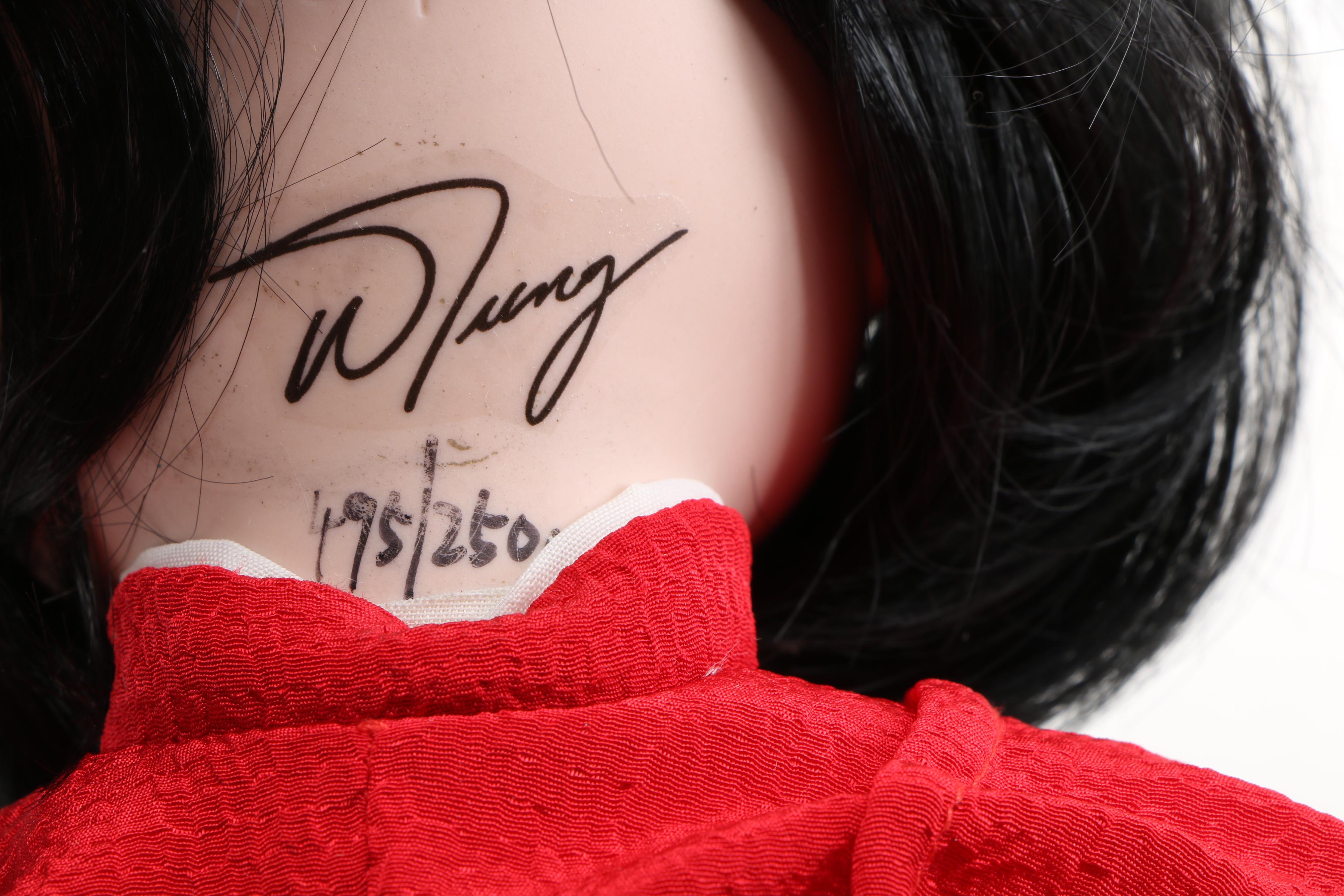 William Tung Signed "Japanese Traditions" Porcelain Dolls