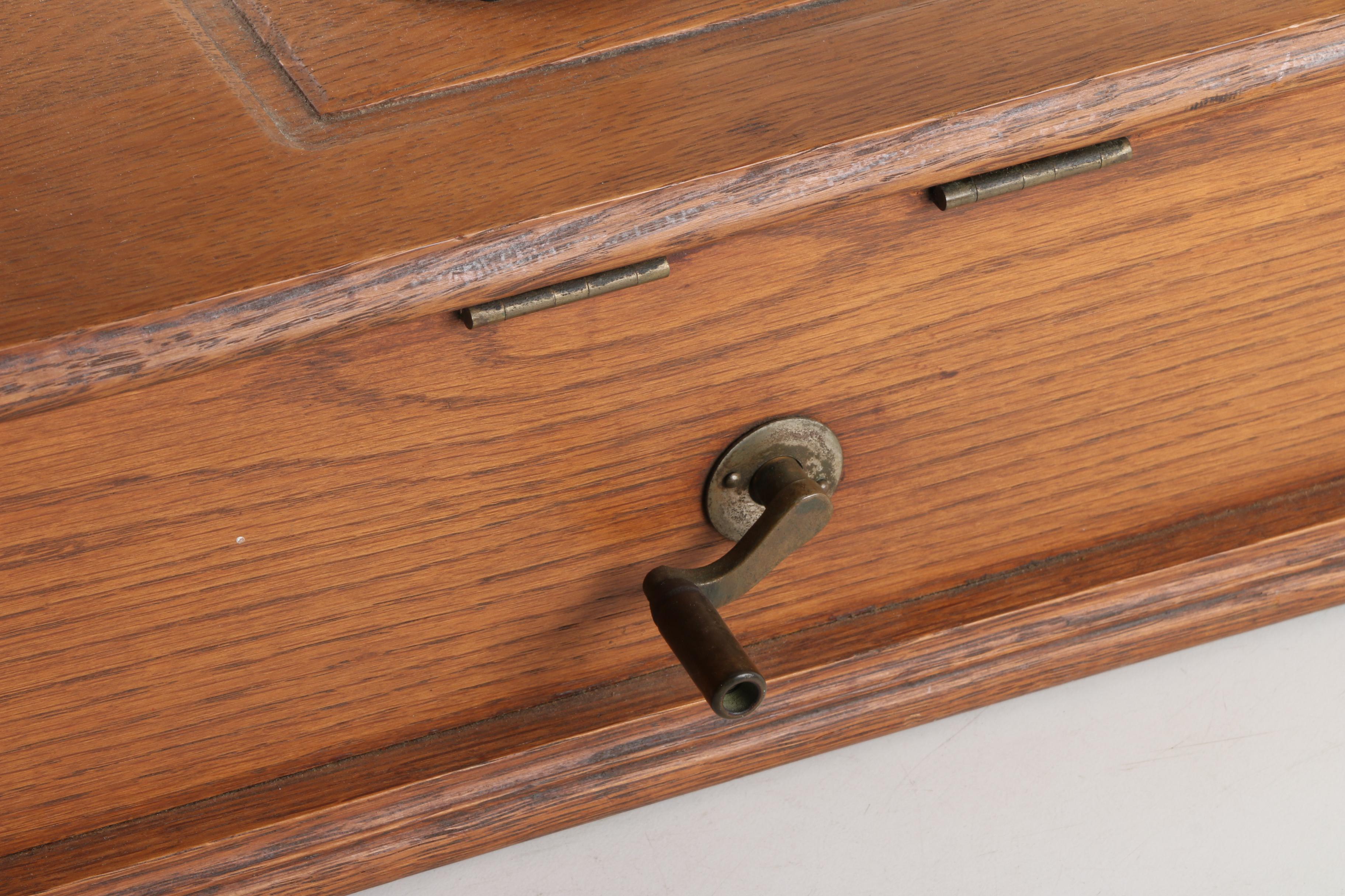 Antique Leich Electric CO Hand Crank Wall Phone