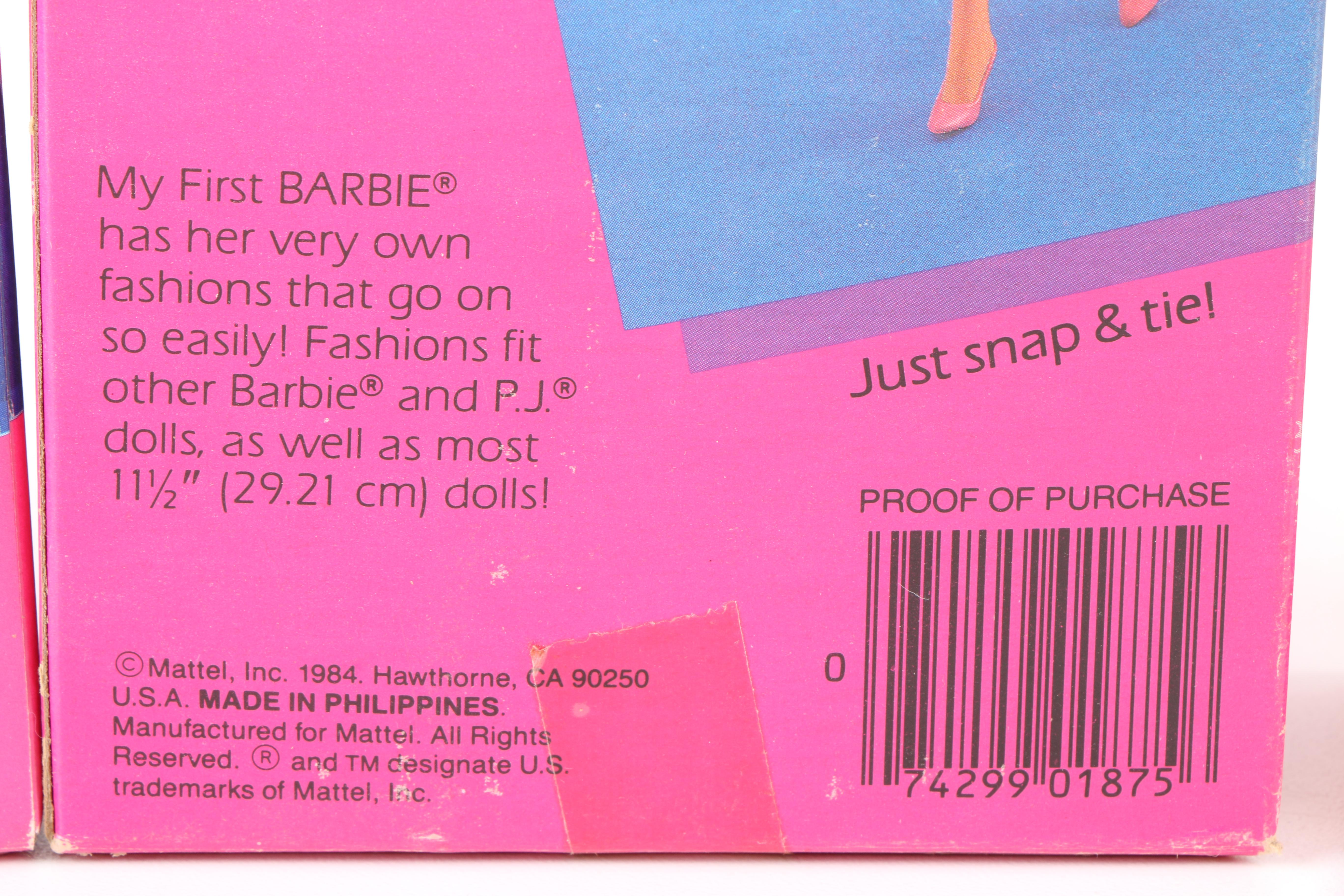 "My First" Barbie and Ken Dolls