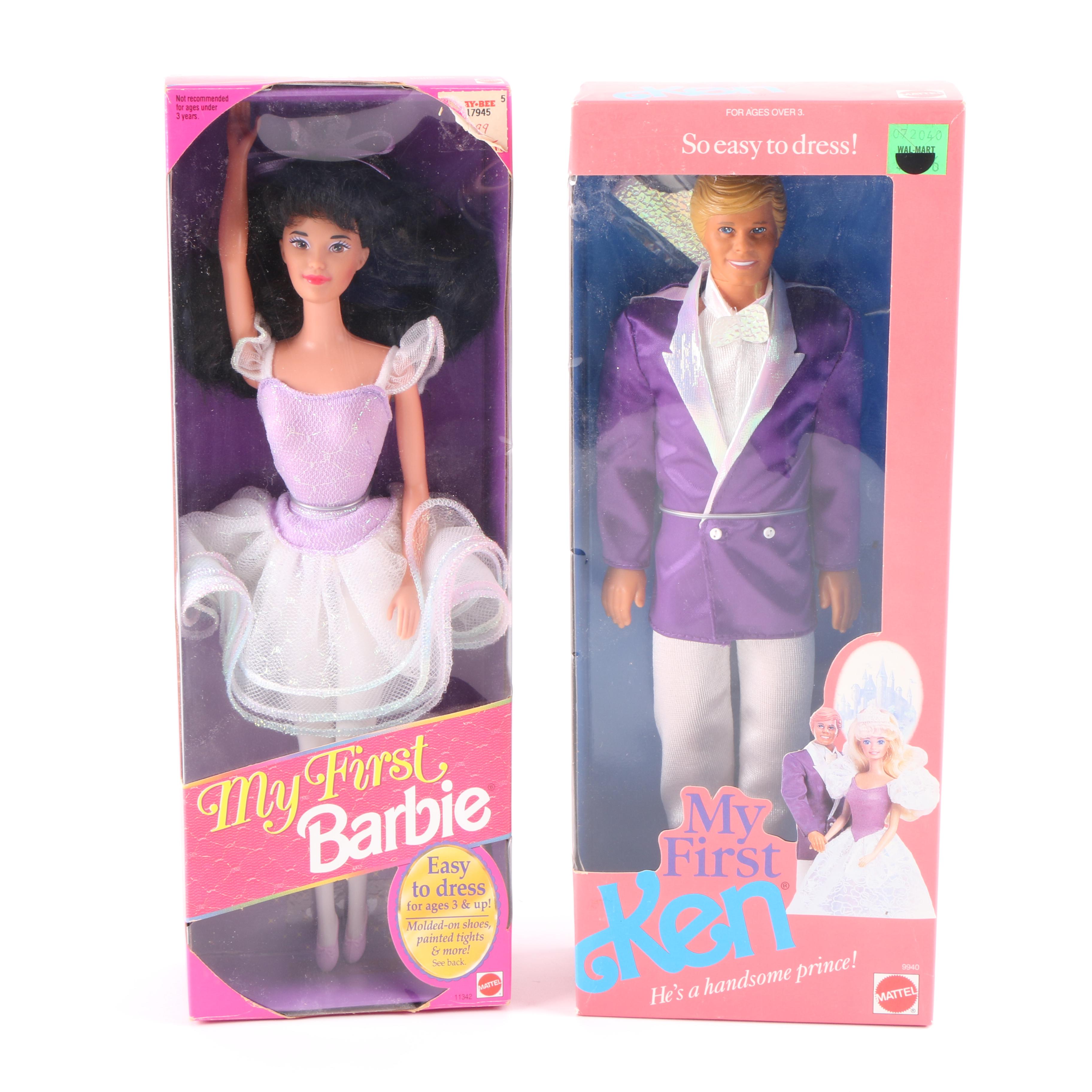 "My First" Barbie and Ken Dolls