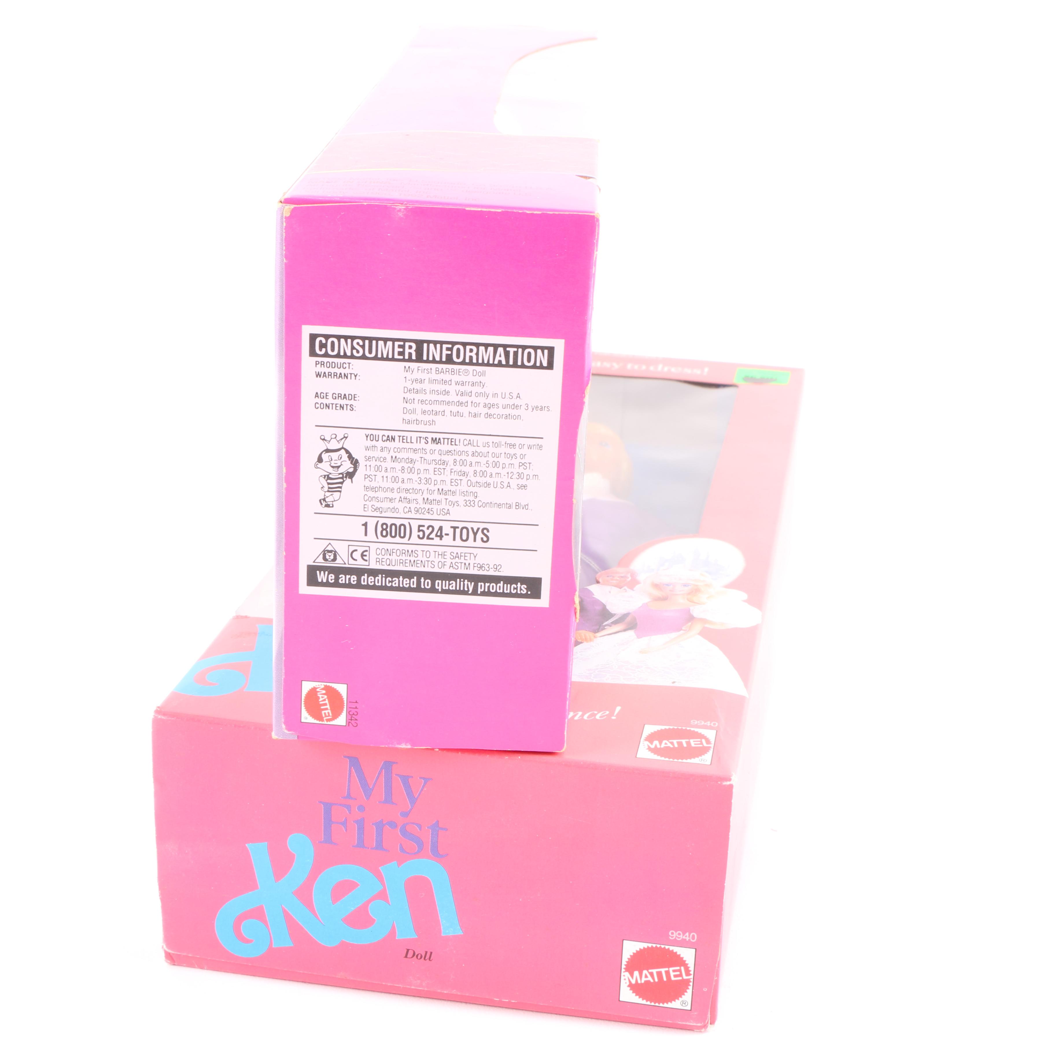 "My First" Barbie and Ken Dolls