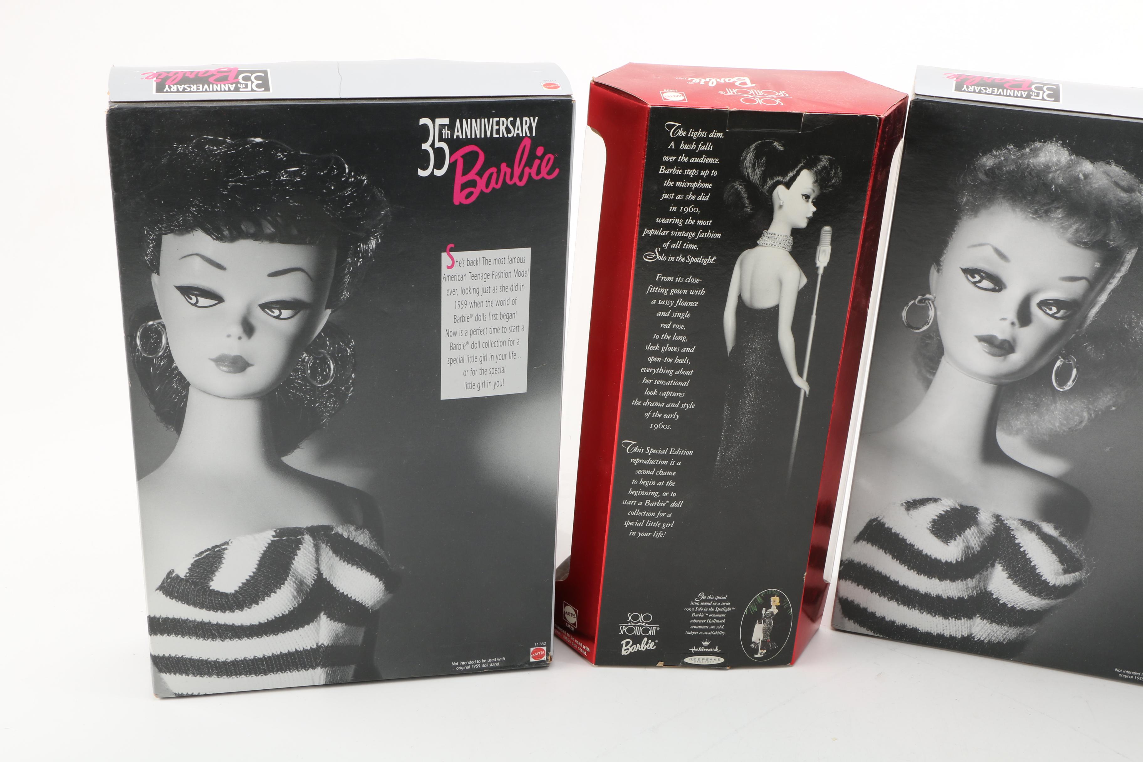 Barbies Including "35th Anniversary" and "Enchanted Evening"
